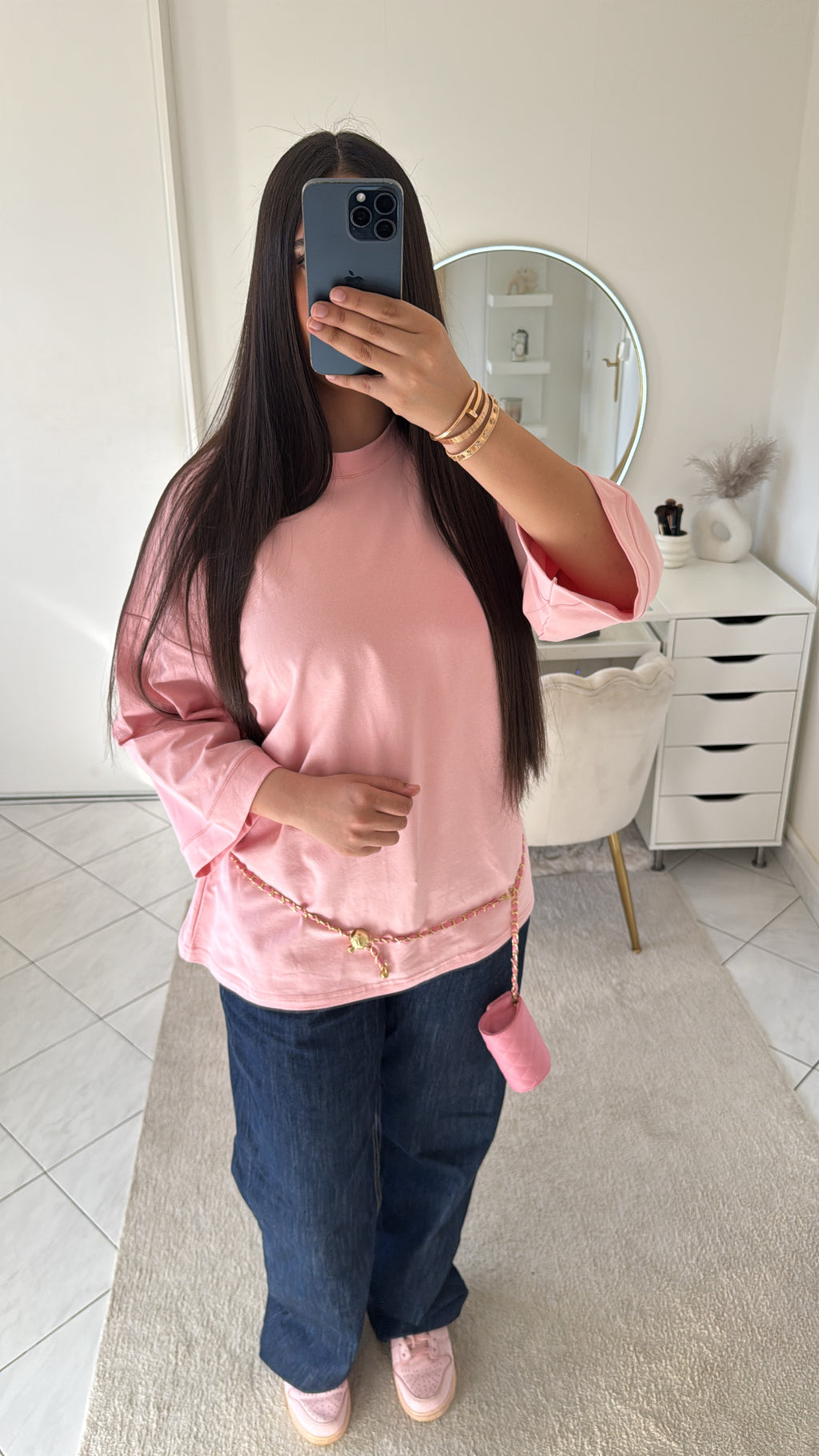 T-shirt rose