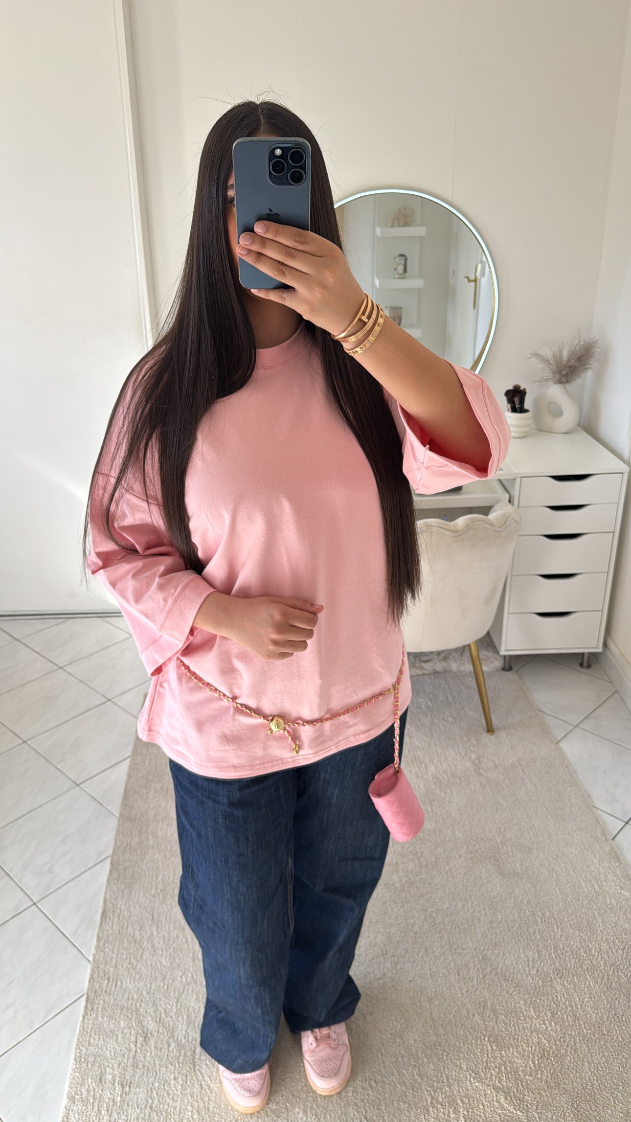 T-shirt rose