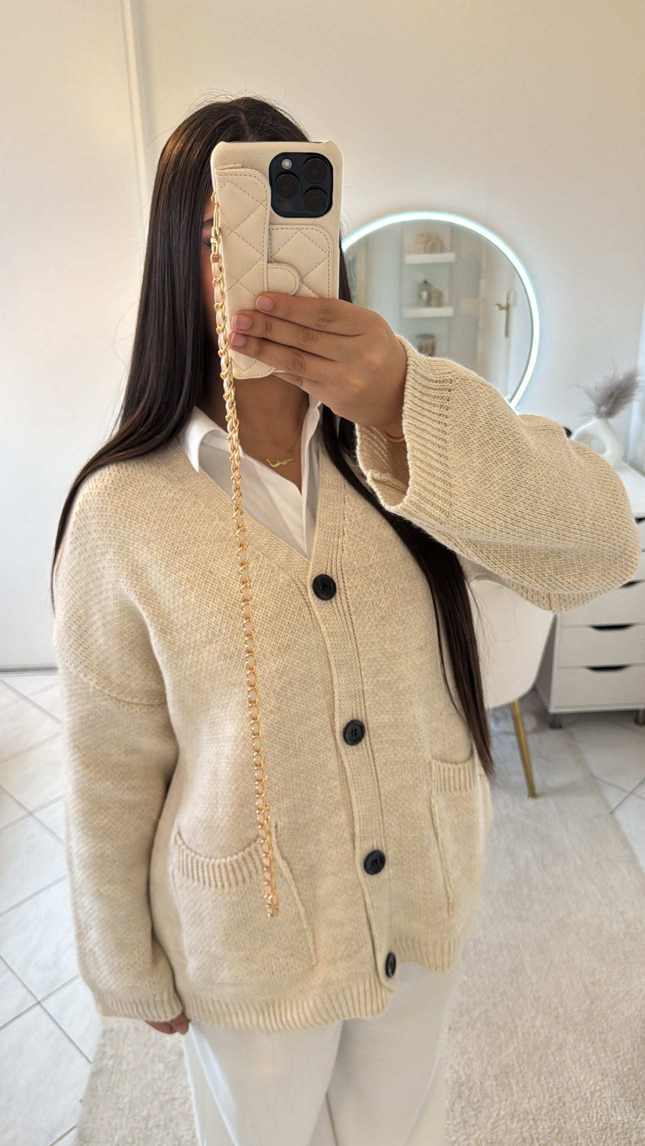 Cardigan beige
