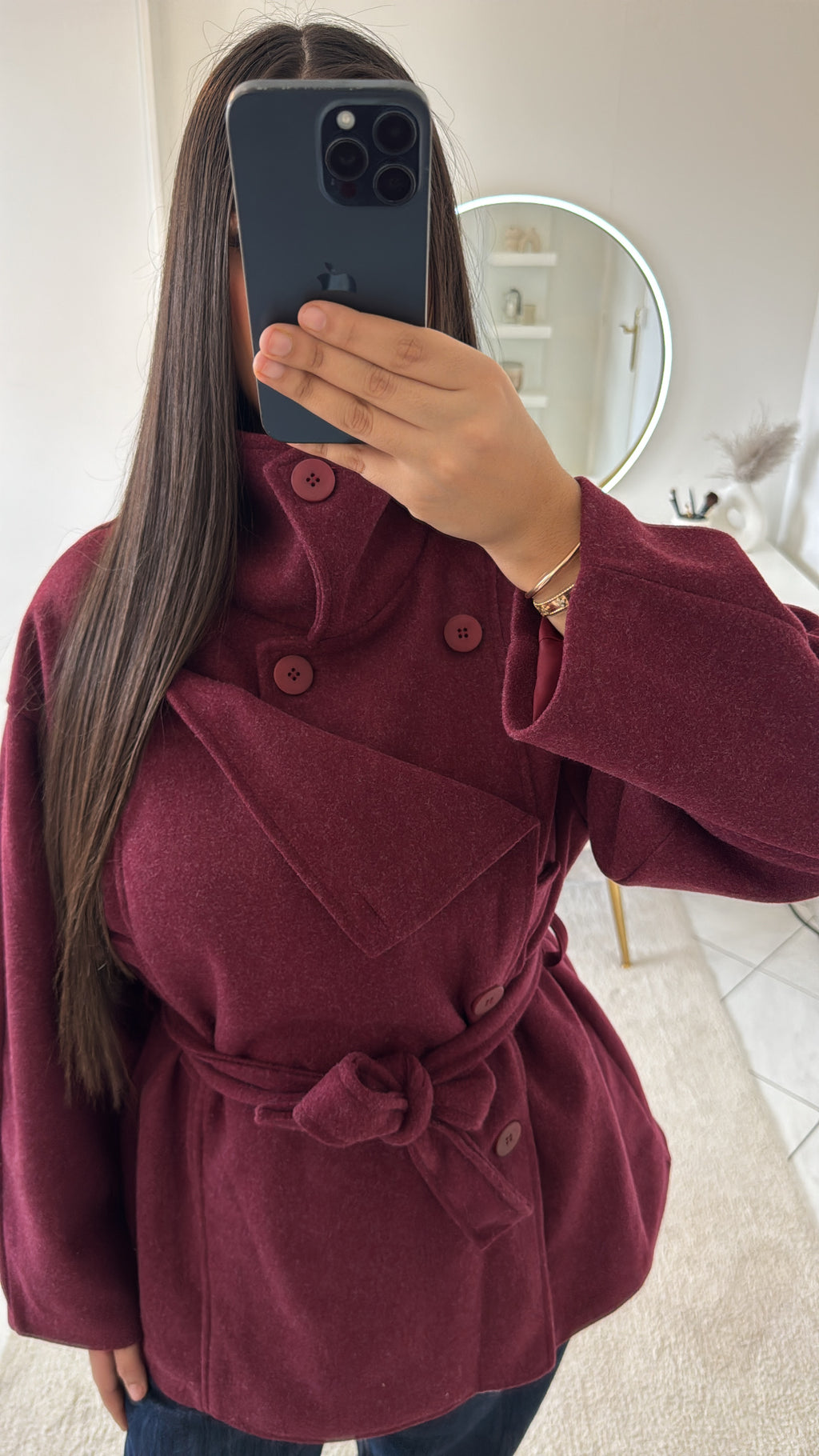 Veste zarah bordeaux