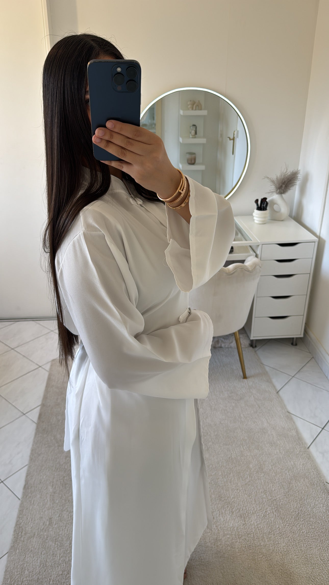 Ensemble robe blanc 2pièces