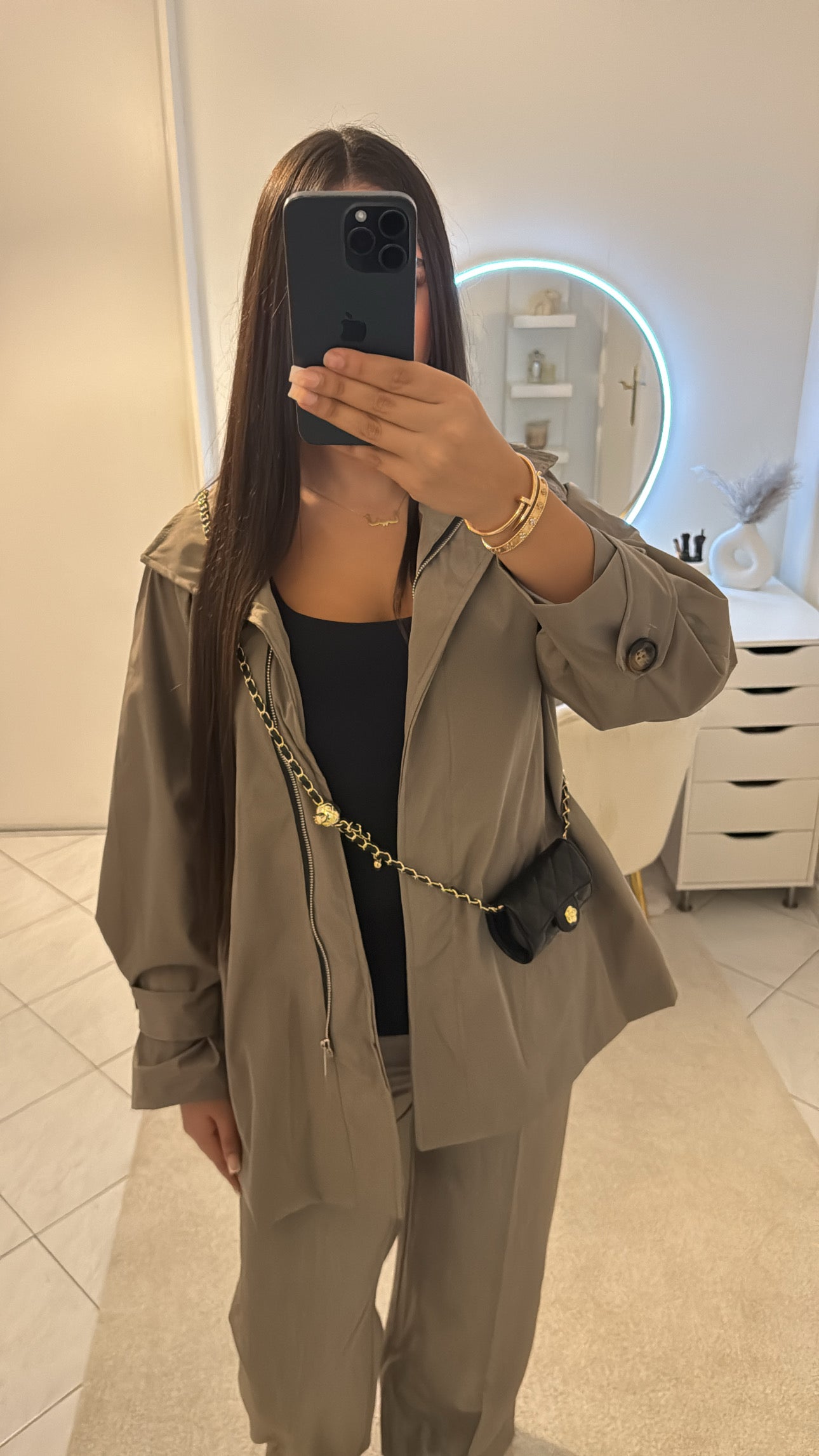 Trench taupe
