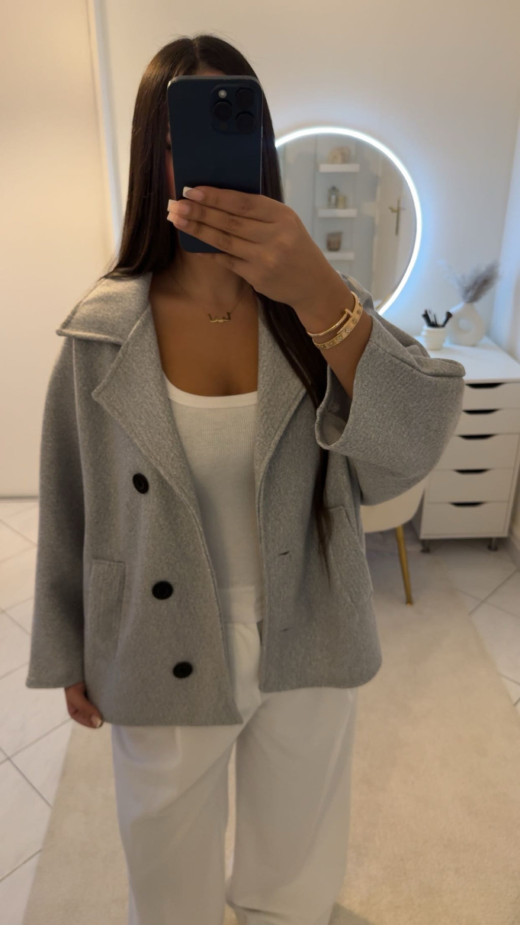 Manteau gris