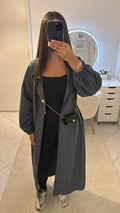 Parka gris foncé