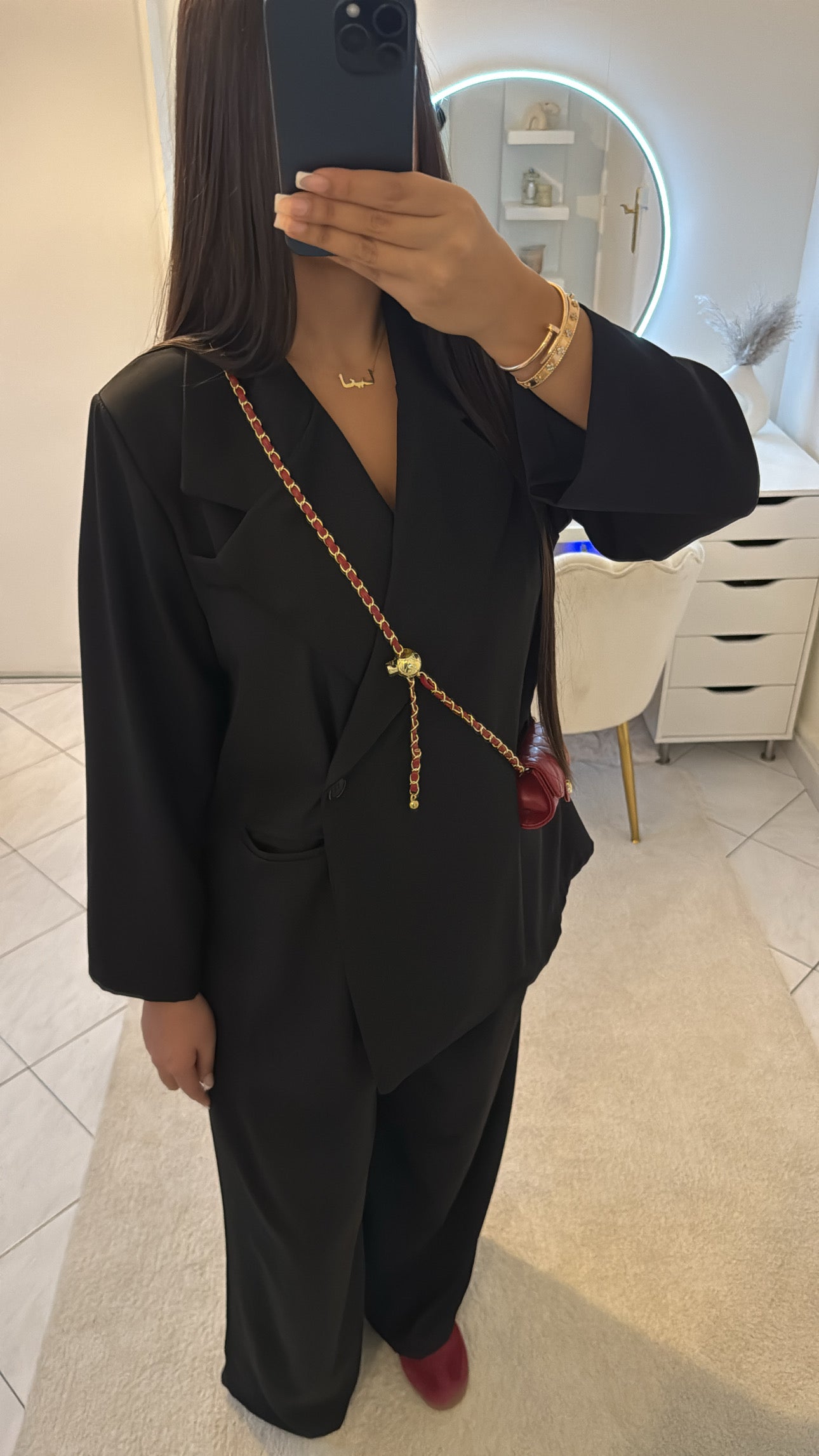 Ensemble blazer noir