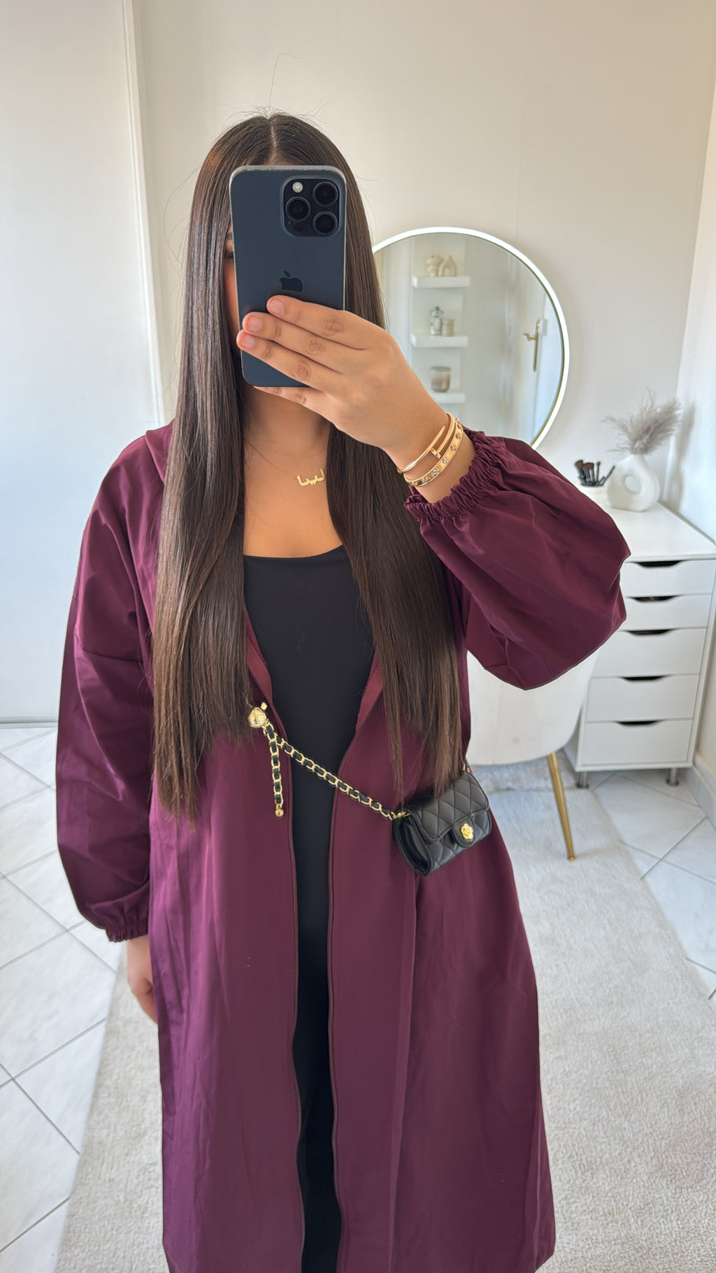 Parka bordeaux