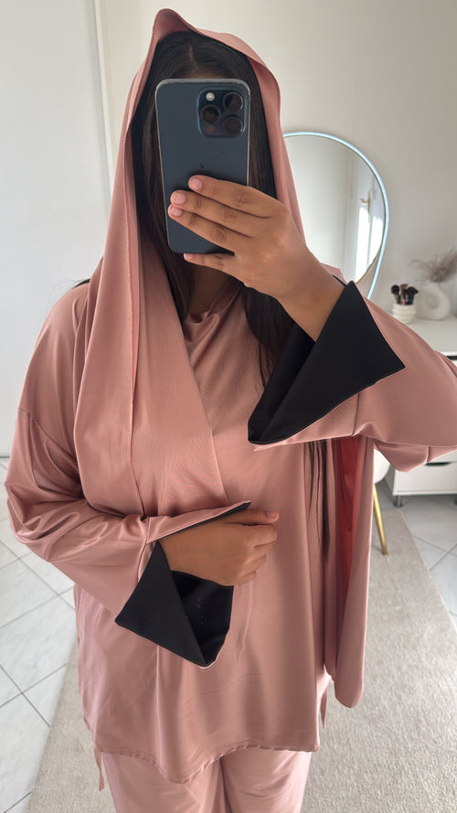 Burkini 3 pièces rose gold