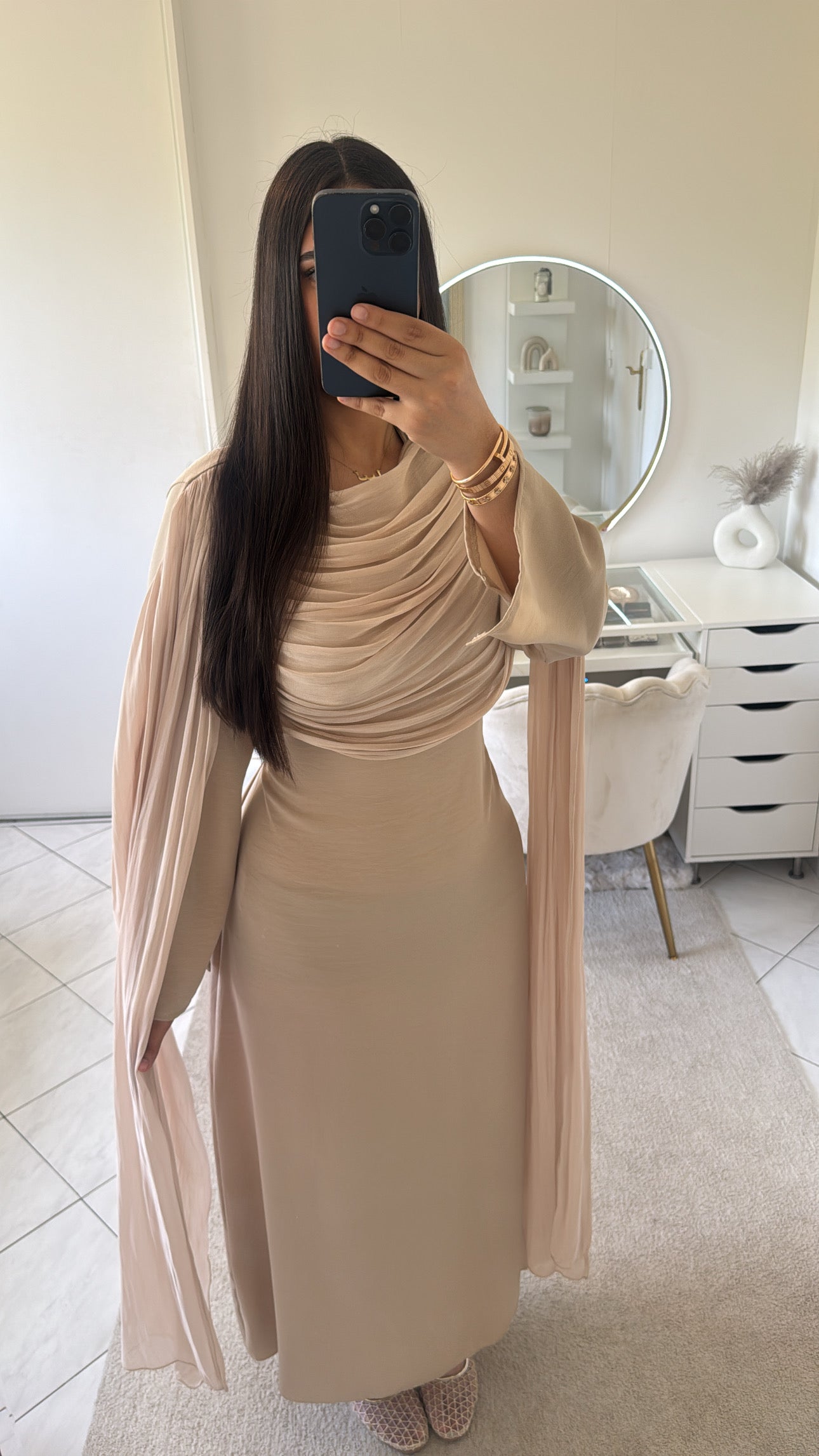 Robe beige