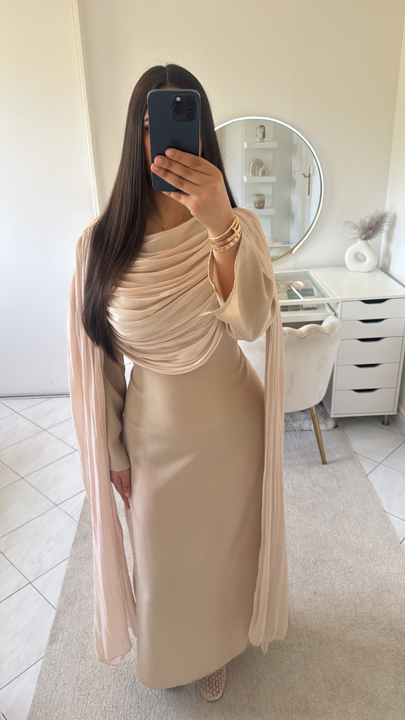 Robe beige