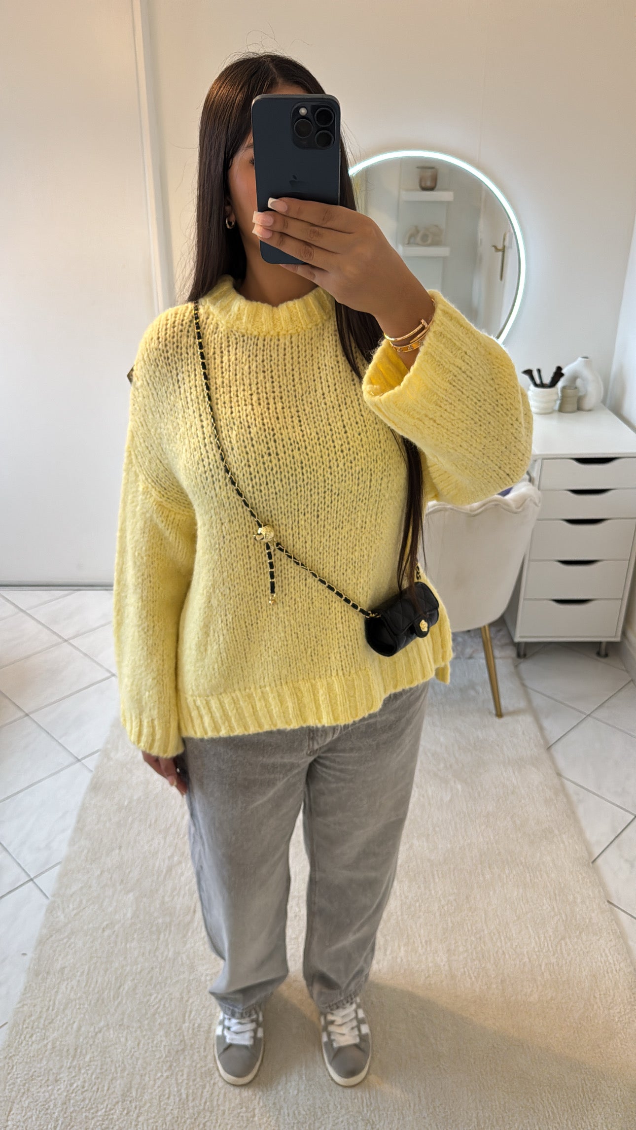Pull jaune