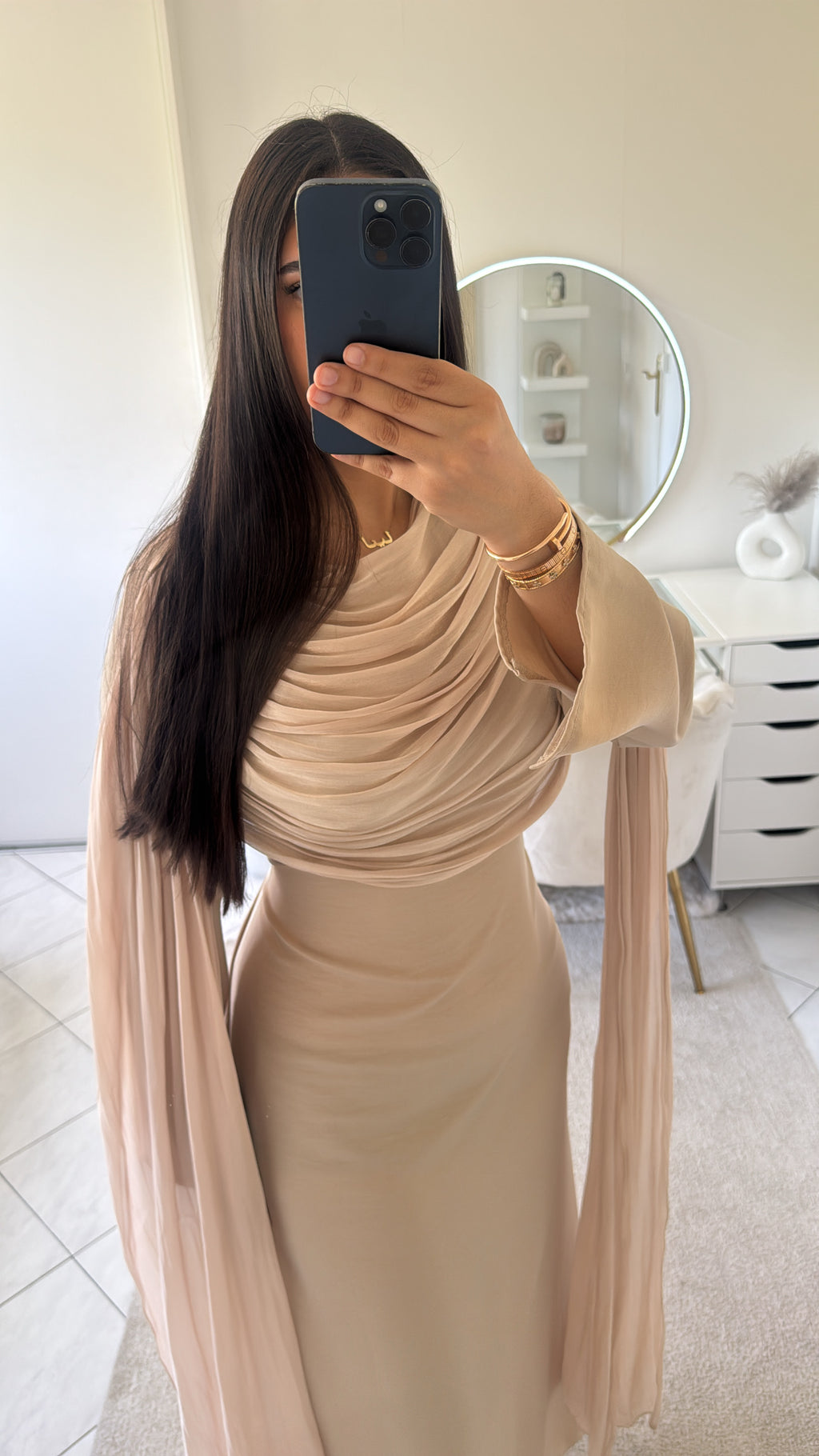 Robe beige