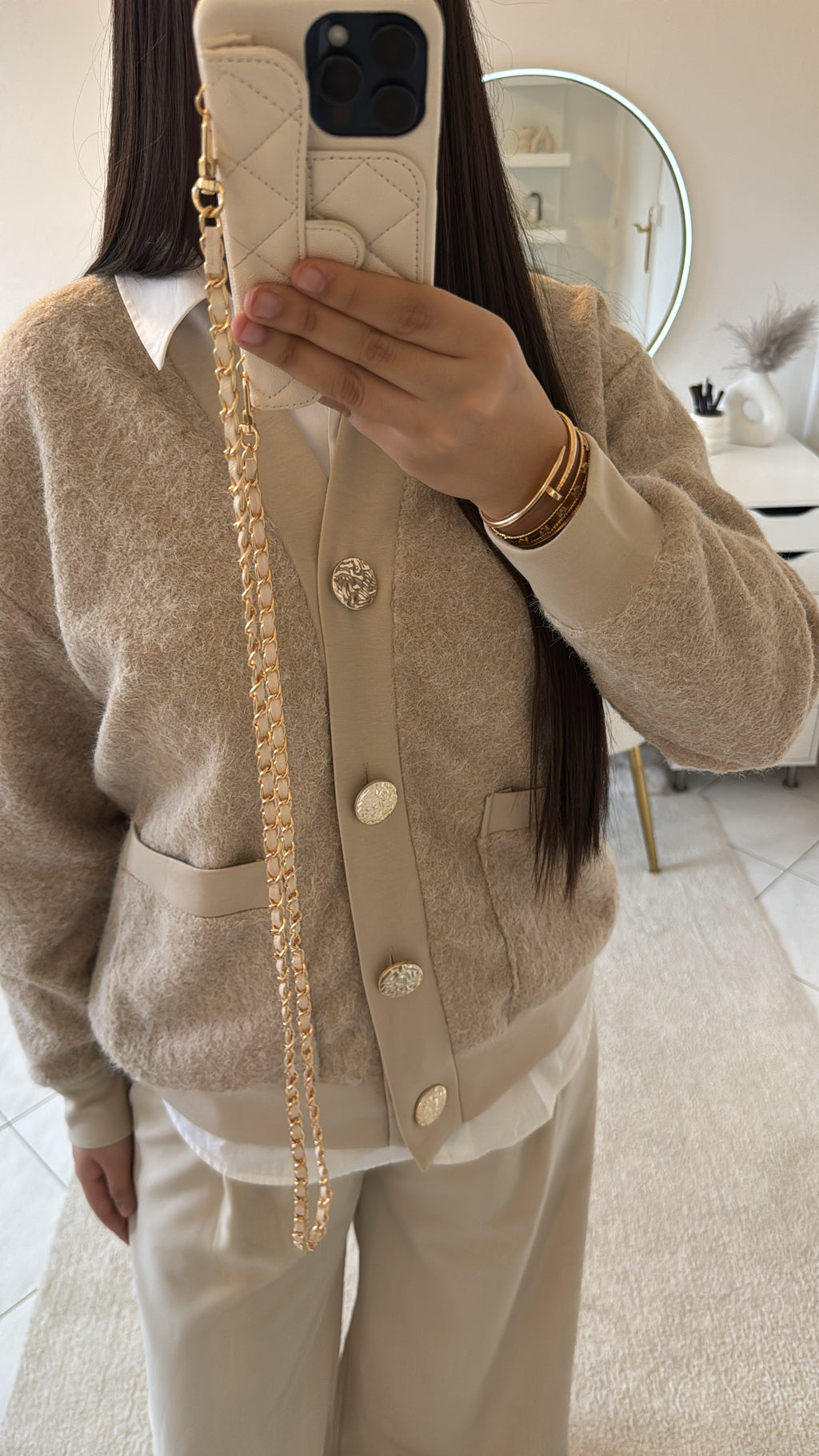 Cardigan beige