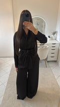 Ensemble satin noir