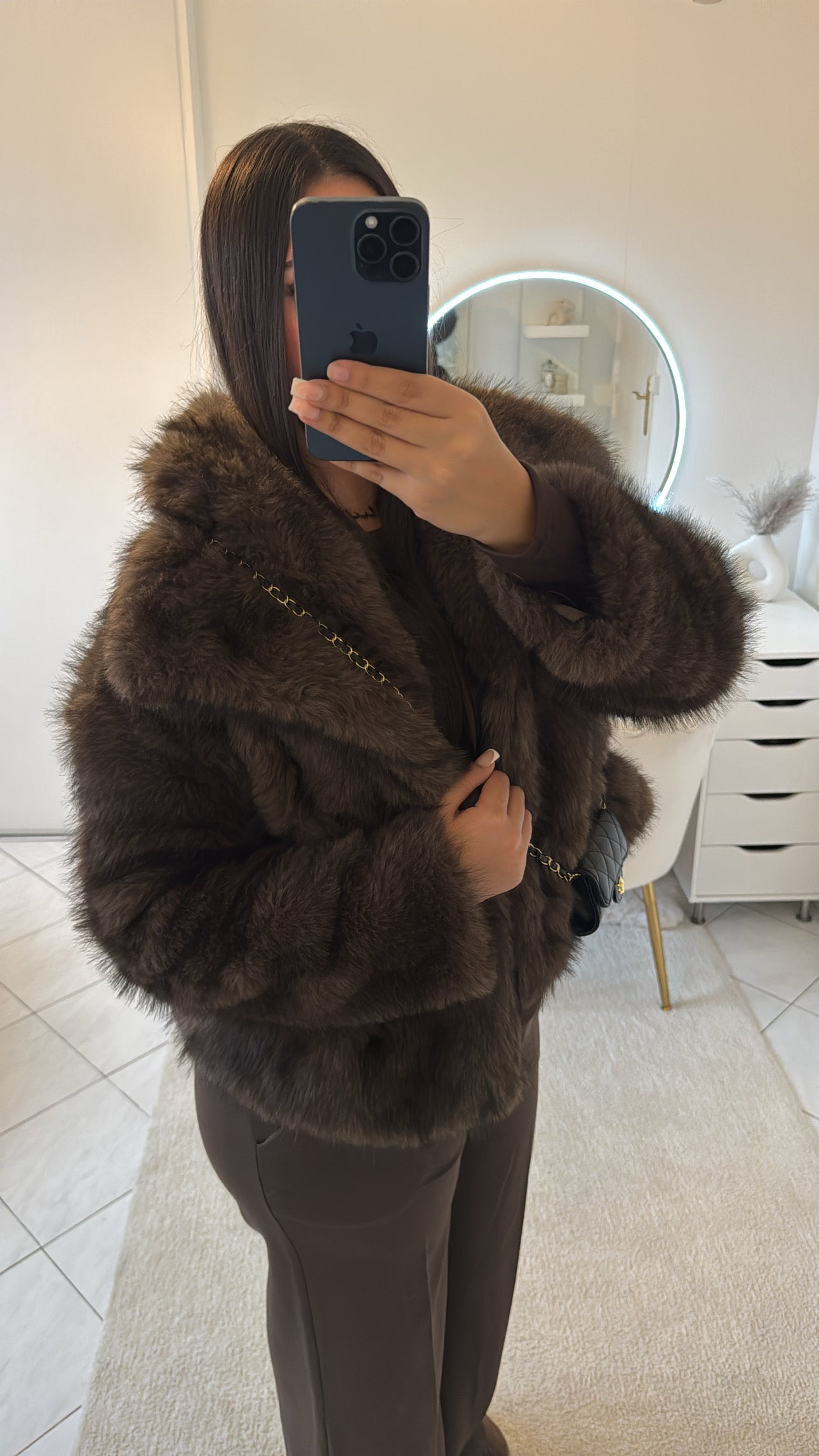 Fourrure taupe