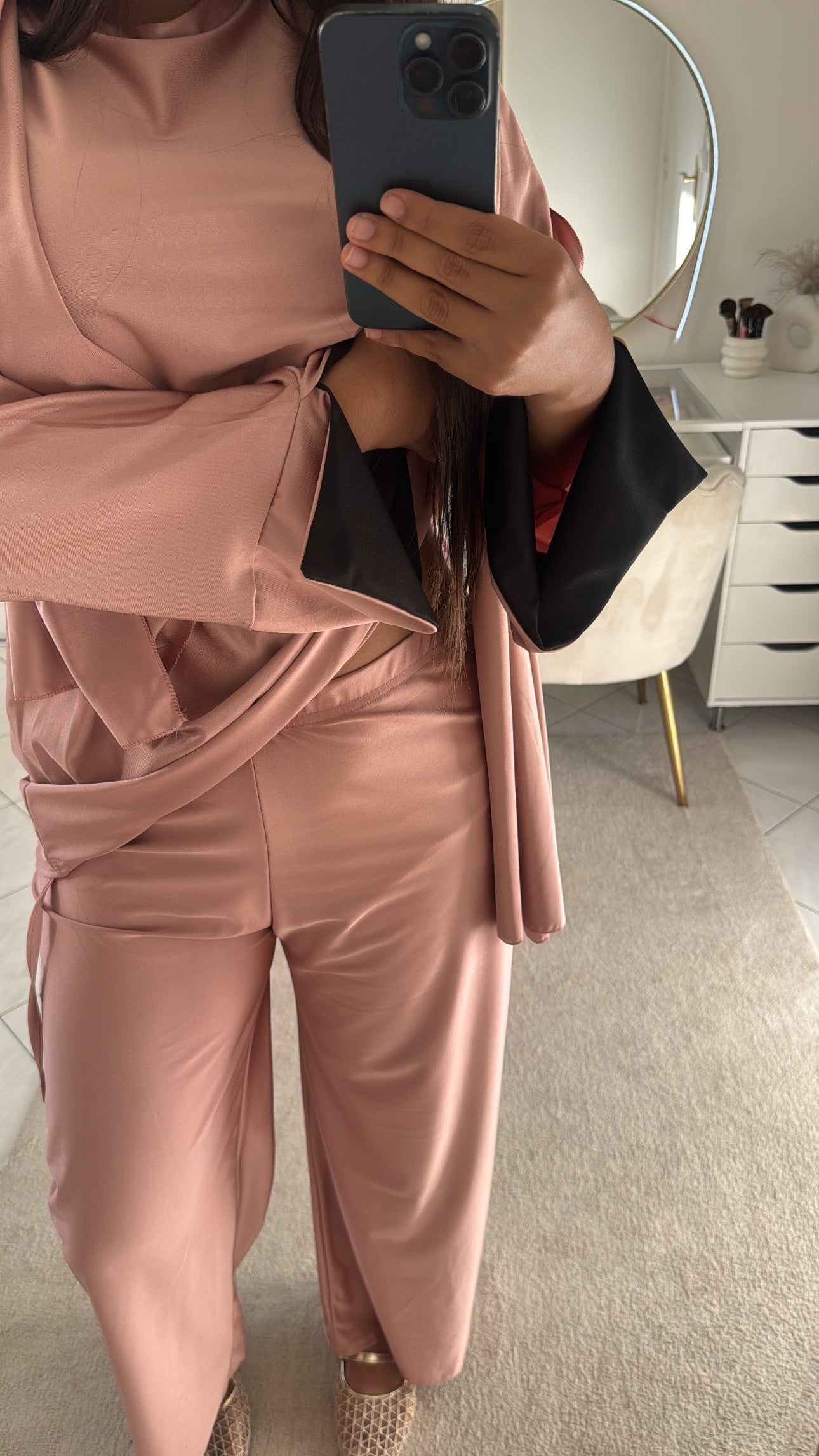 Burkini 3 pièces rose gold