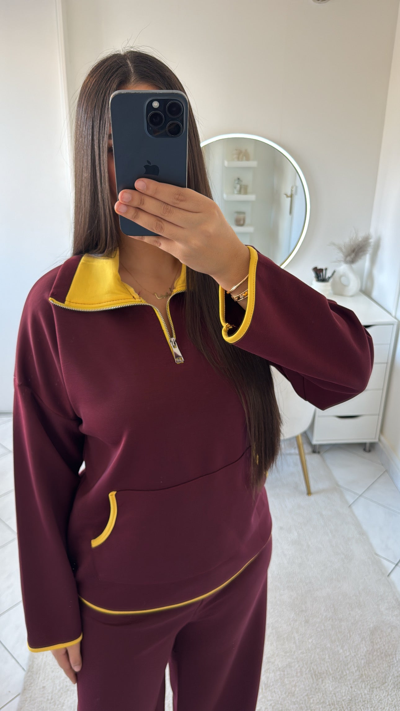 Ensemble bordeaux