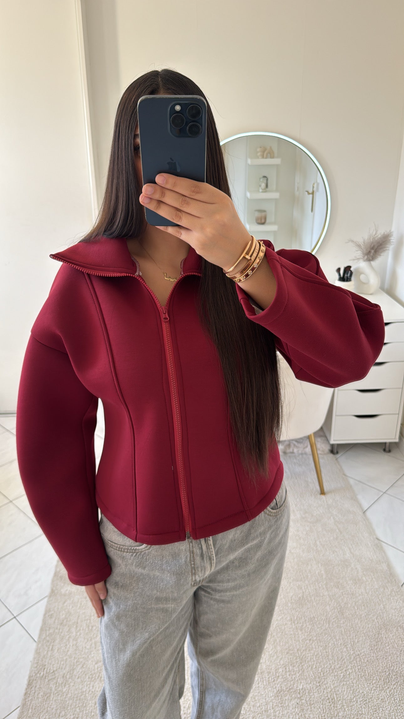Veste bordeaux