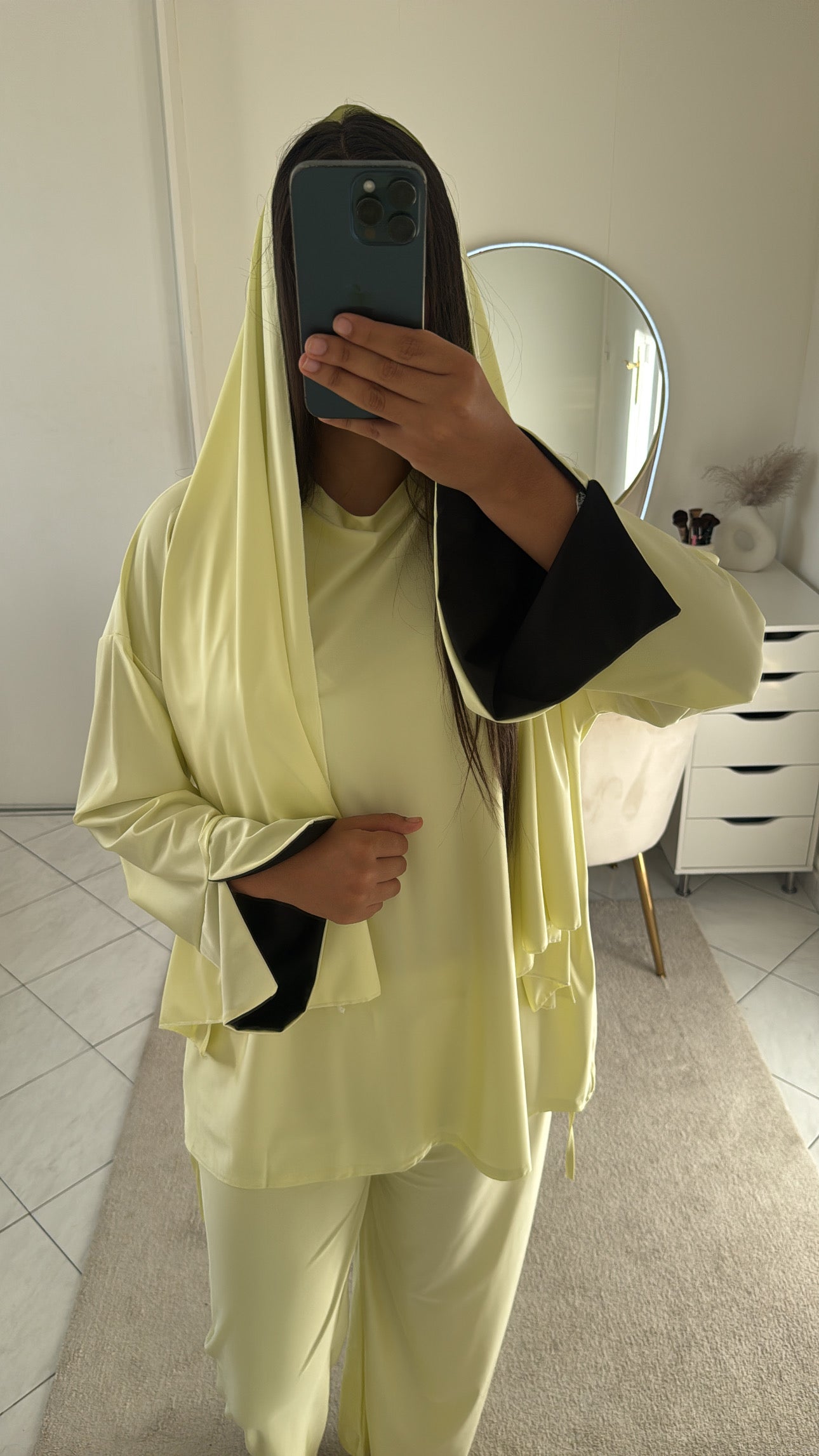 Burkini 3 pièces jaune