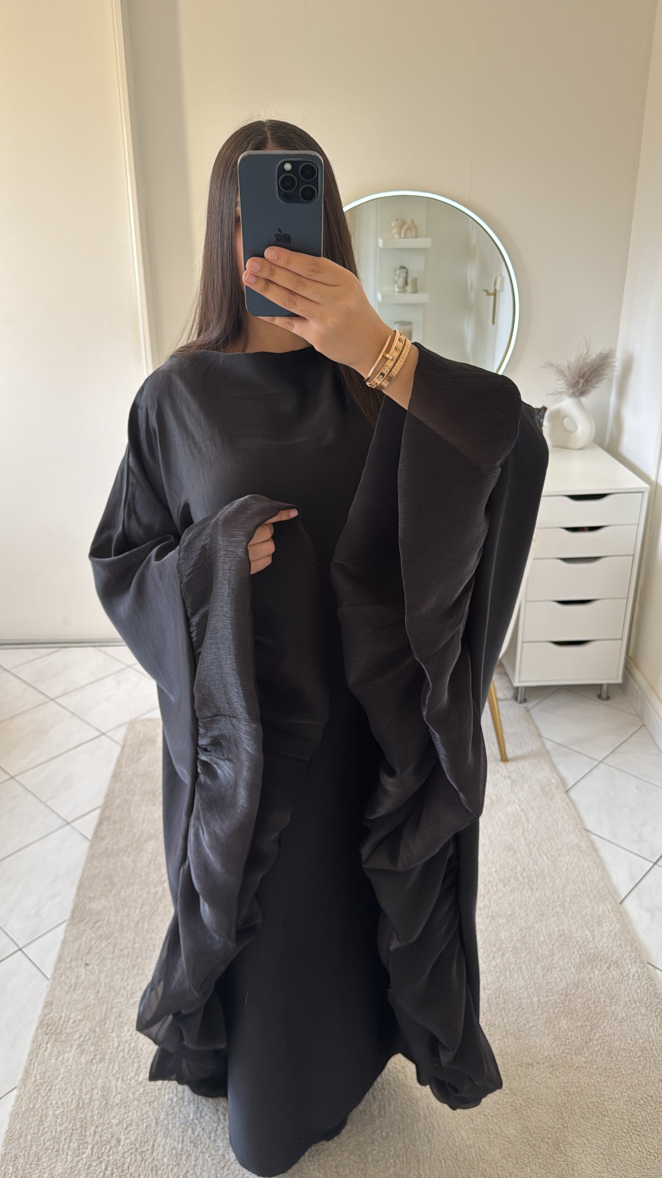 Robe yasmine noir