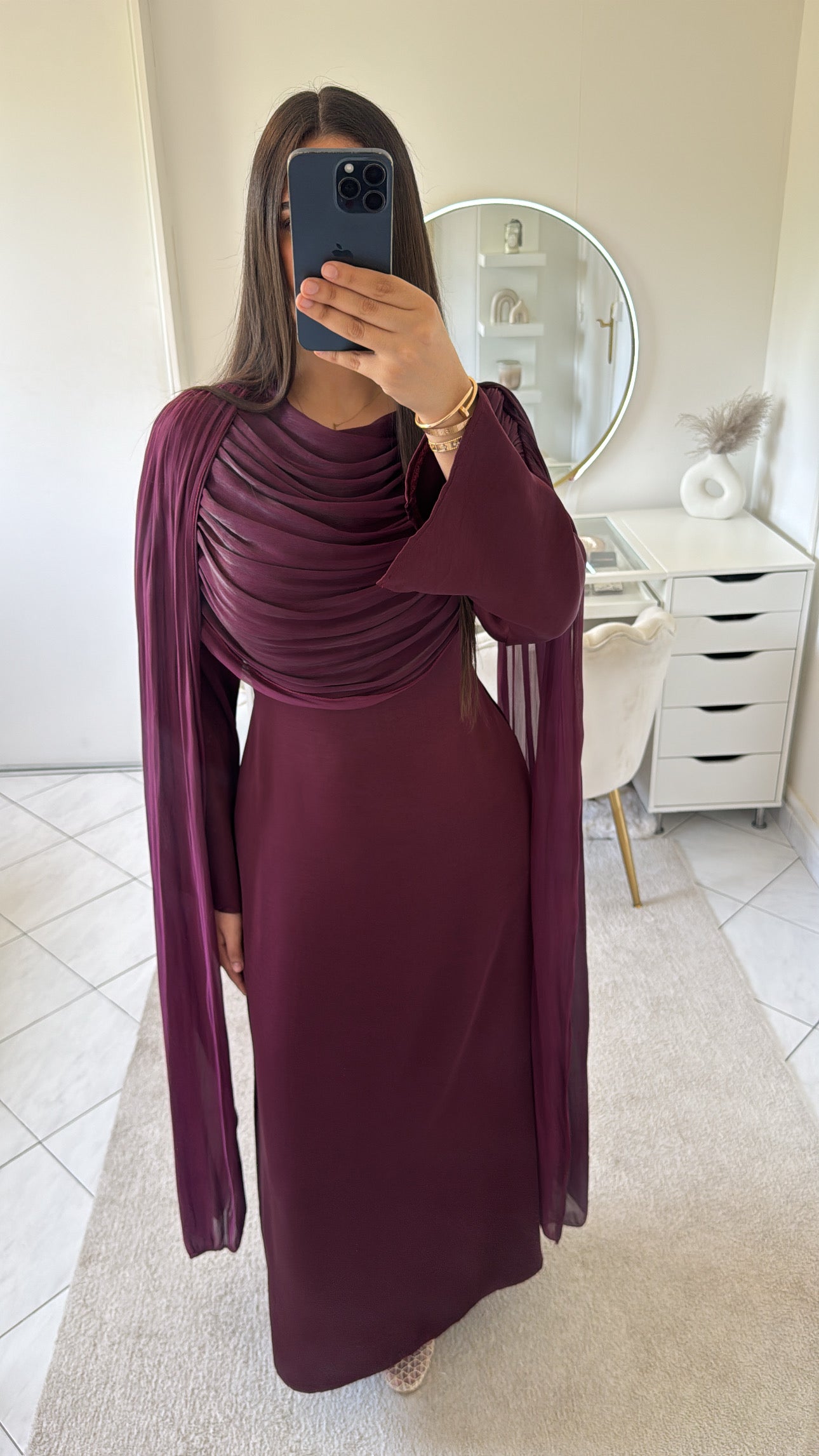 Robe bordeaux