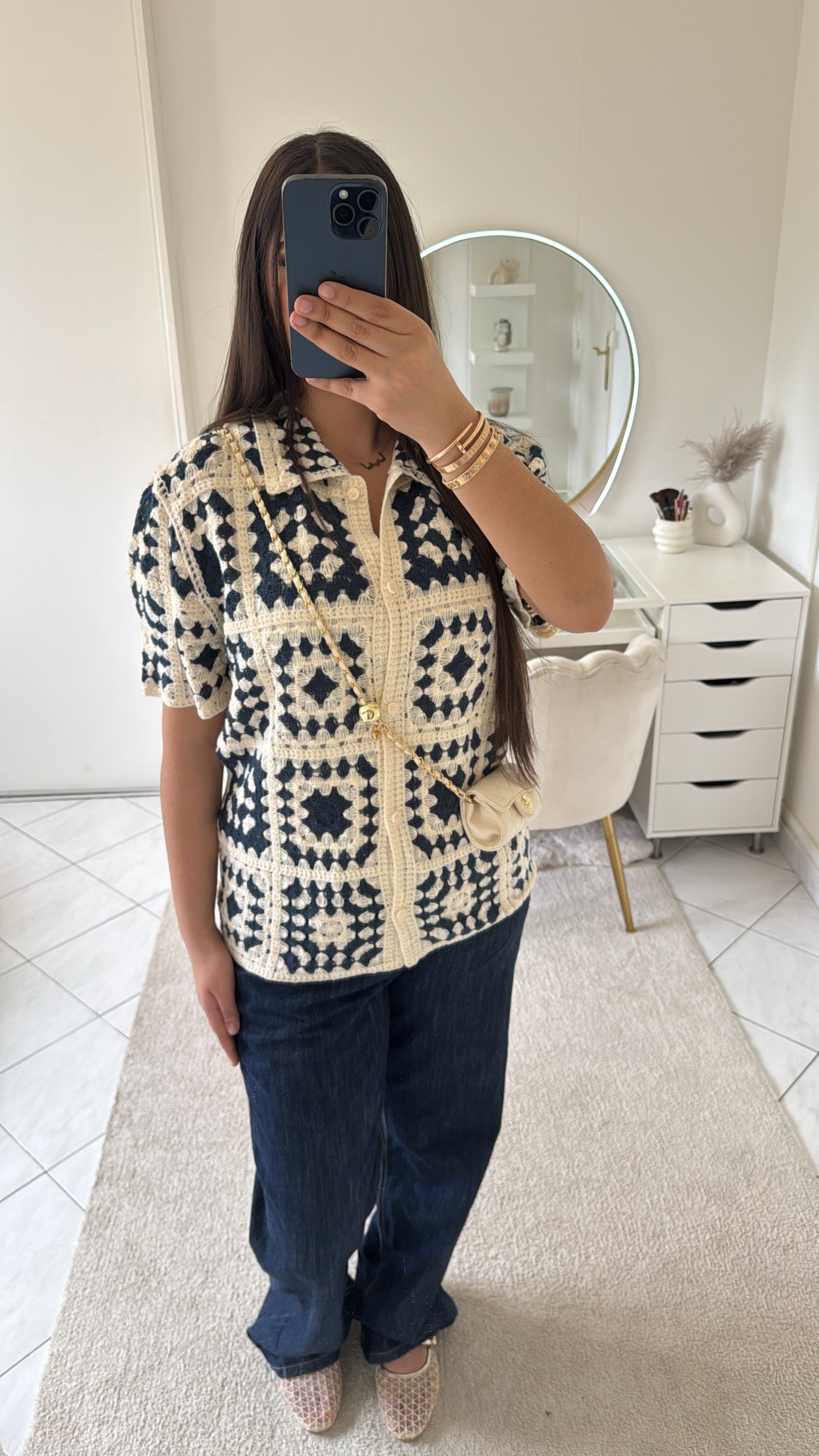 Polo bleu marine