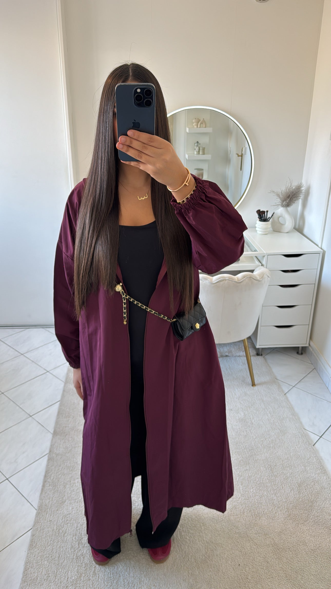 Parka bordeaux