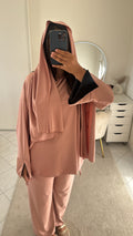 Burkini 3 pièces rose gold