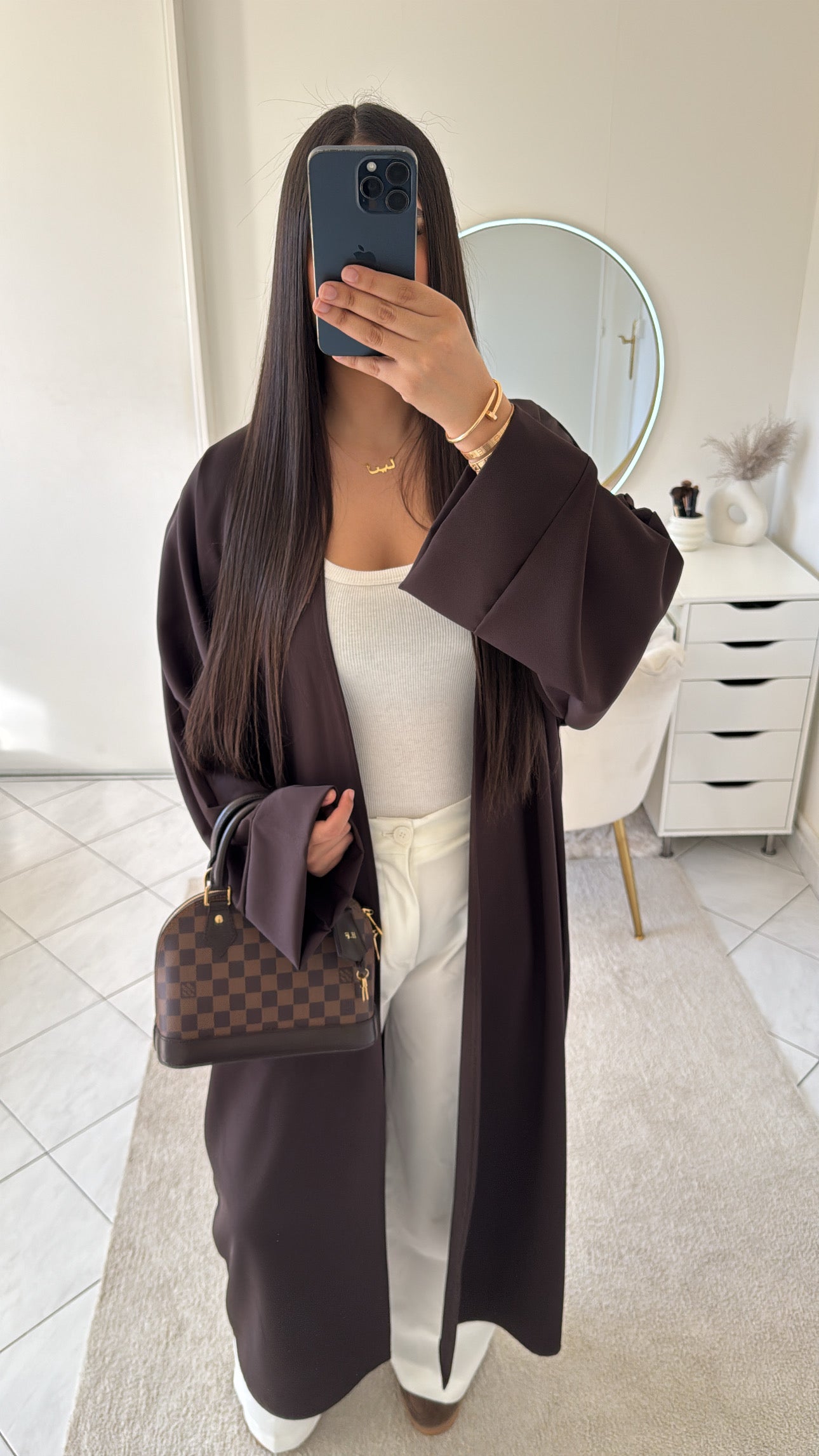 Kimono marron