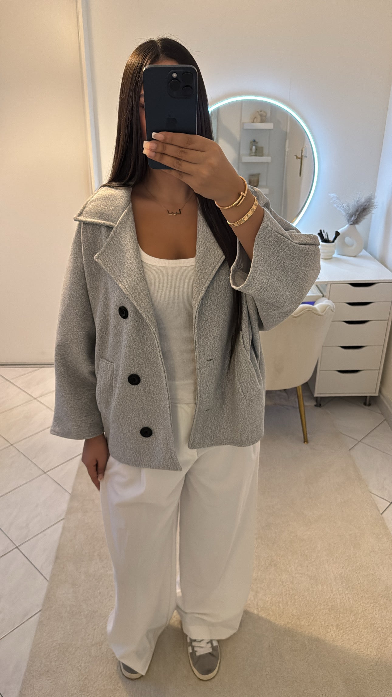Manteau gris