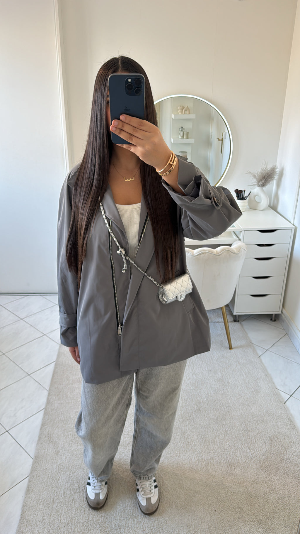 Trench gris
