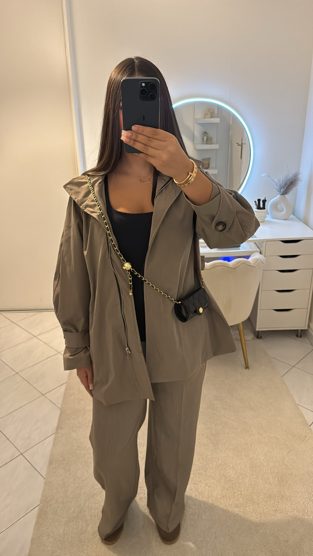 Trench taupe