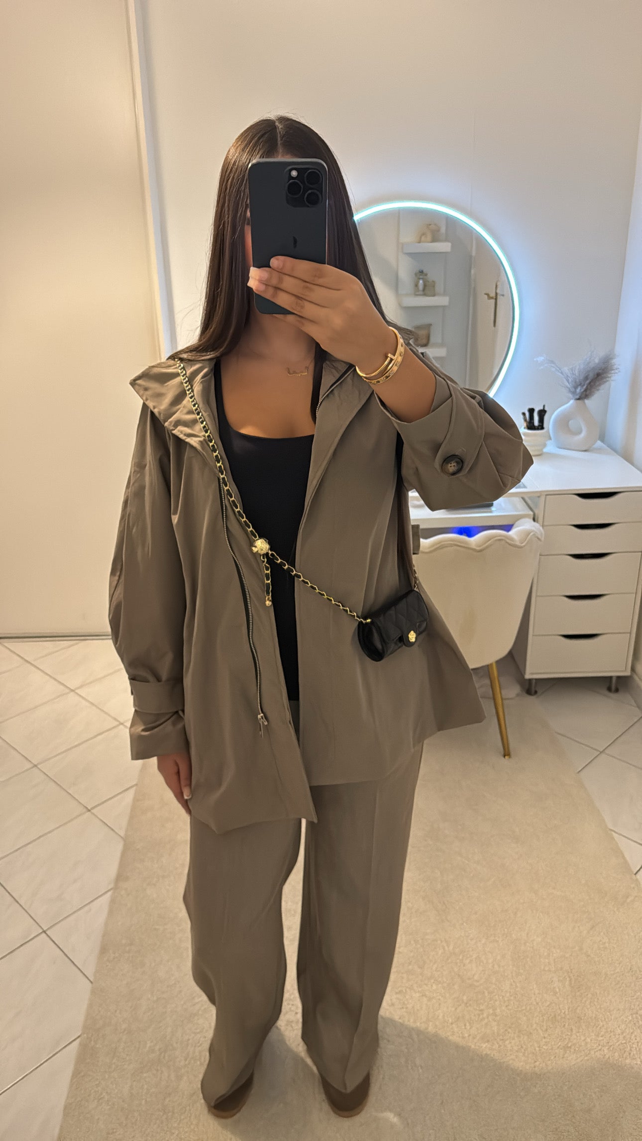 Trench taupe