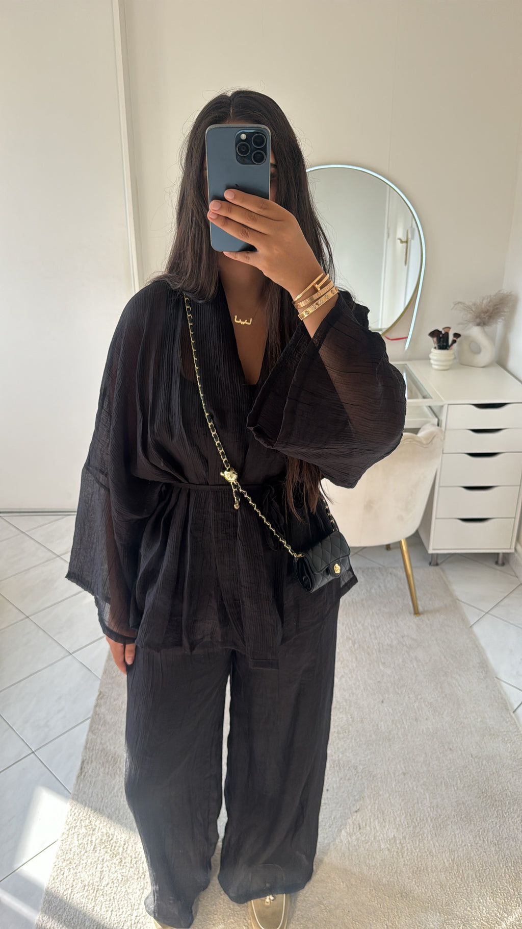 Ensemble pantalon et veste noir
