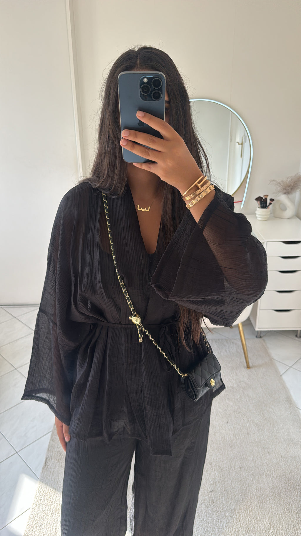 Ensemble pantalon et veste noir
