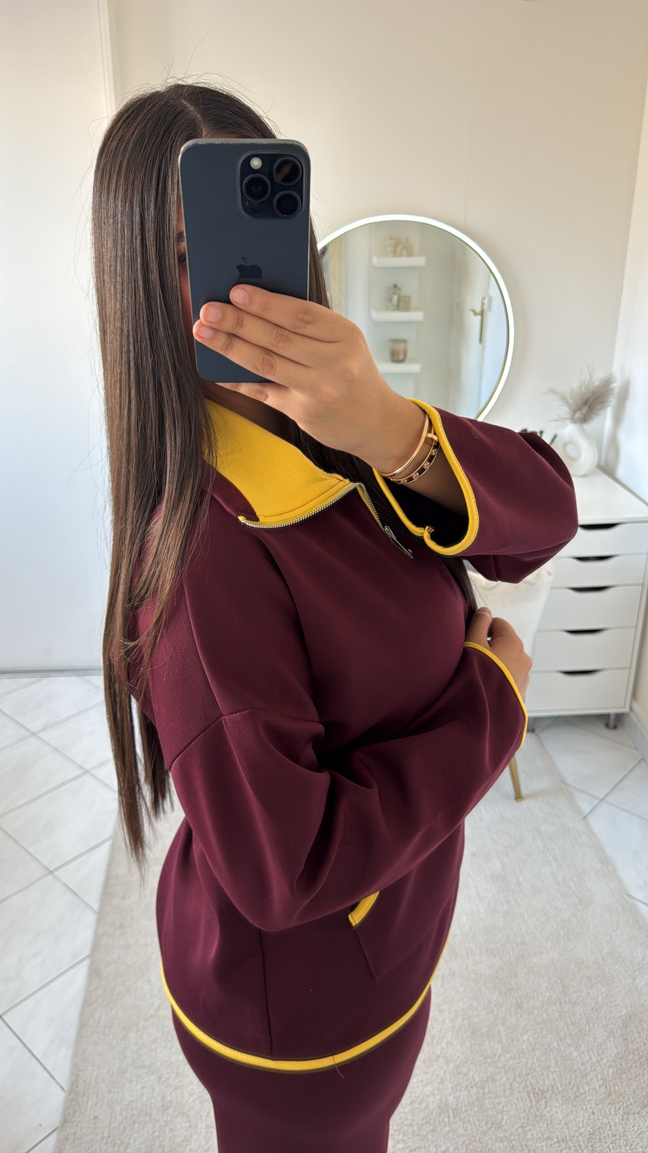 Ensemble bordeaux