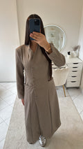 Blazer long taupe