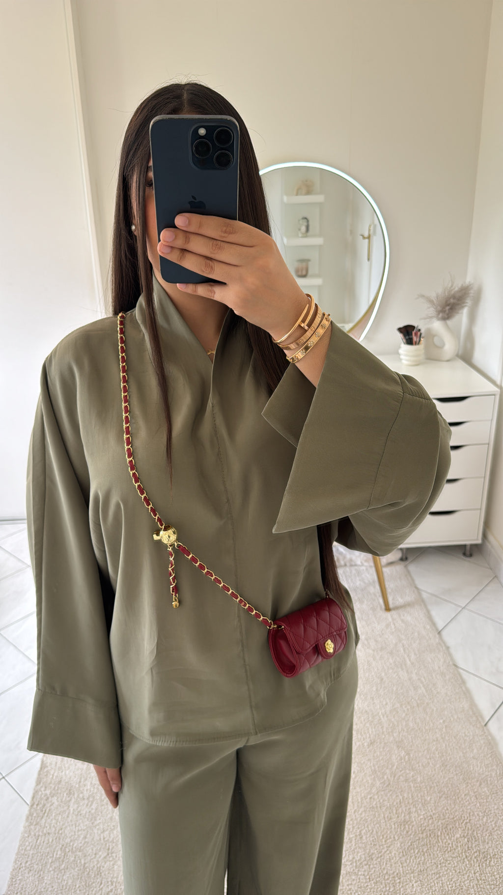 Ensemble vert kaki