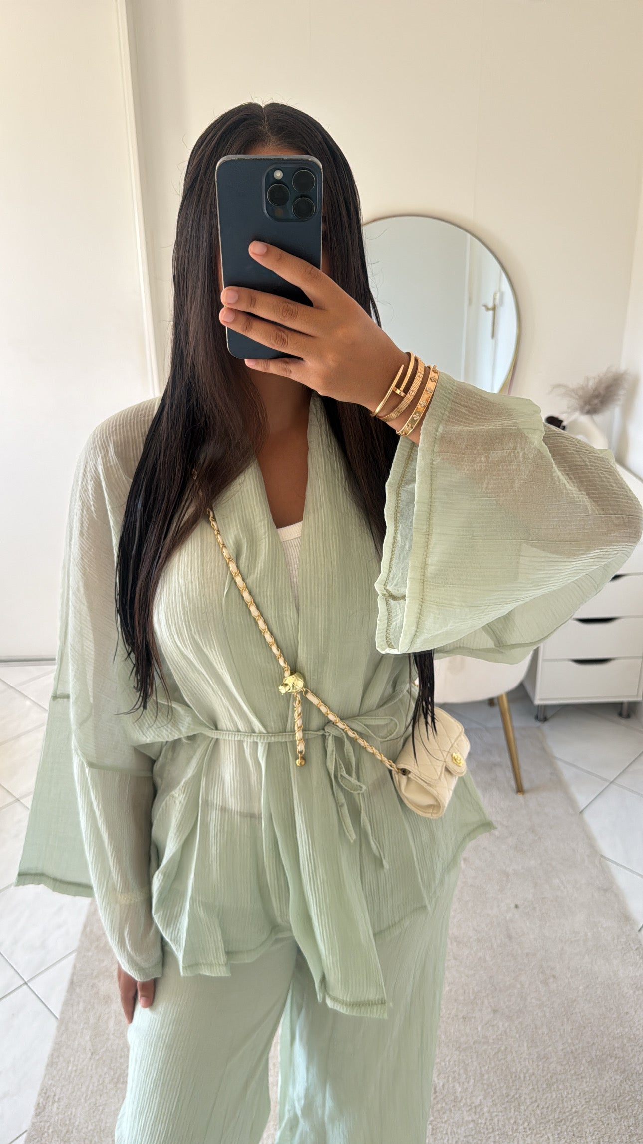 Ensemble pantalon et veste tiffany