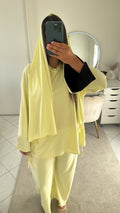 Burkini 3 pièces jaune