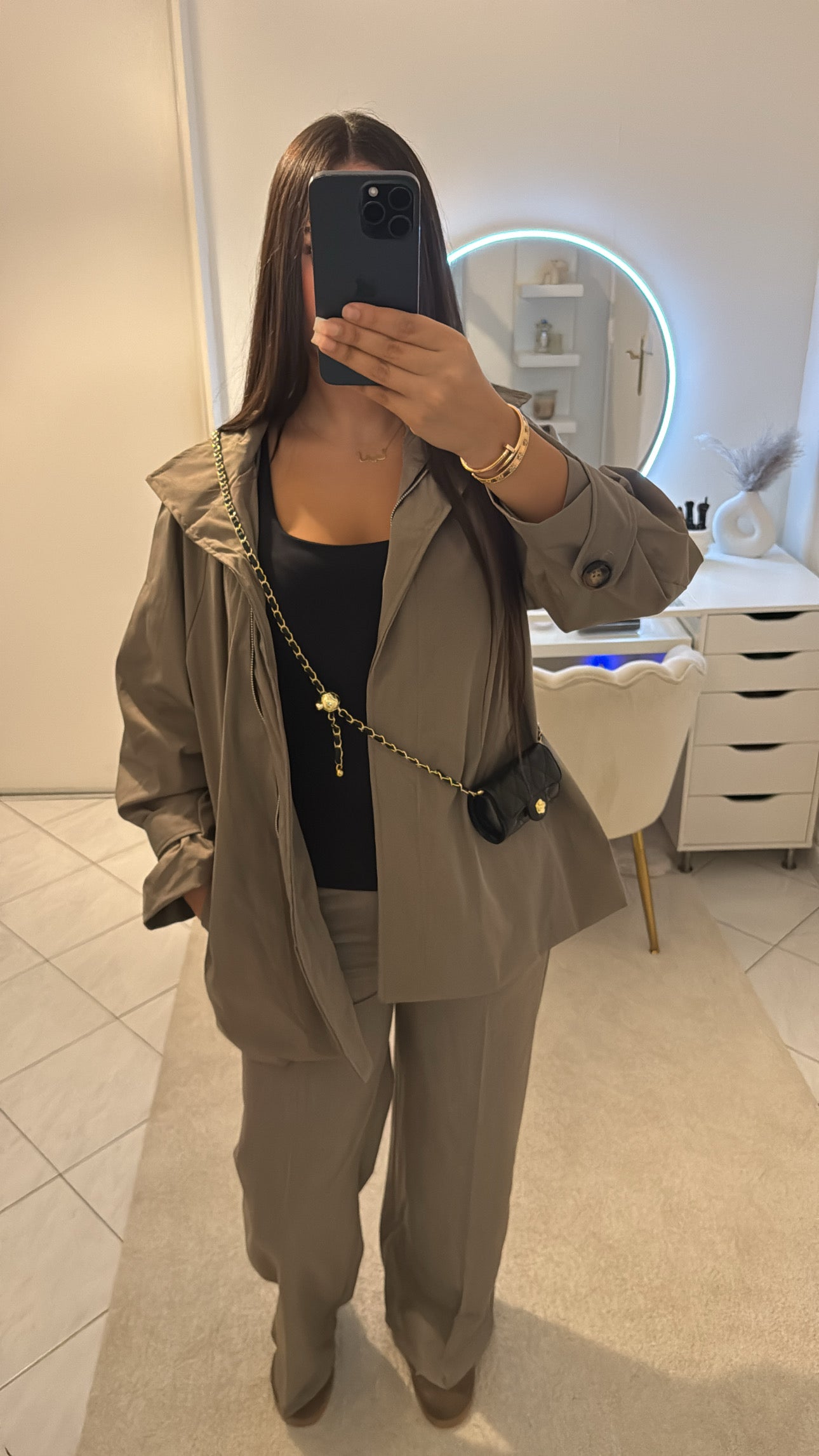 Trench taupe
