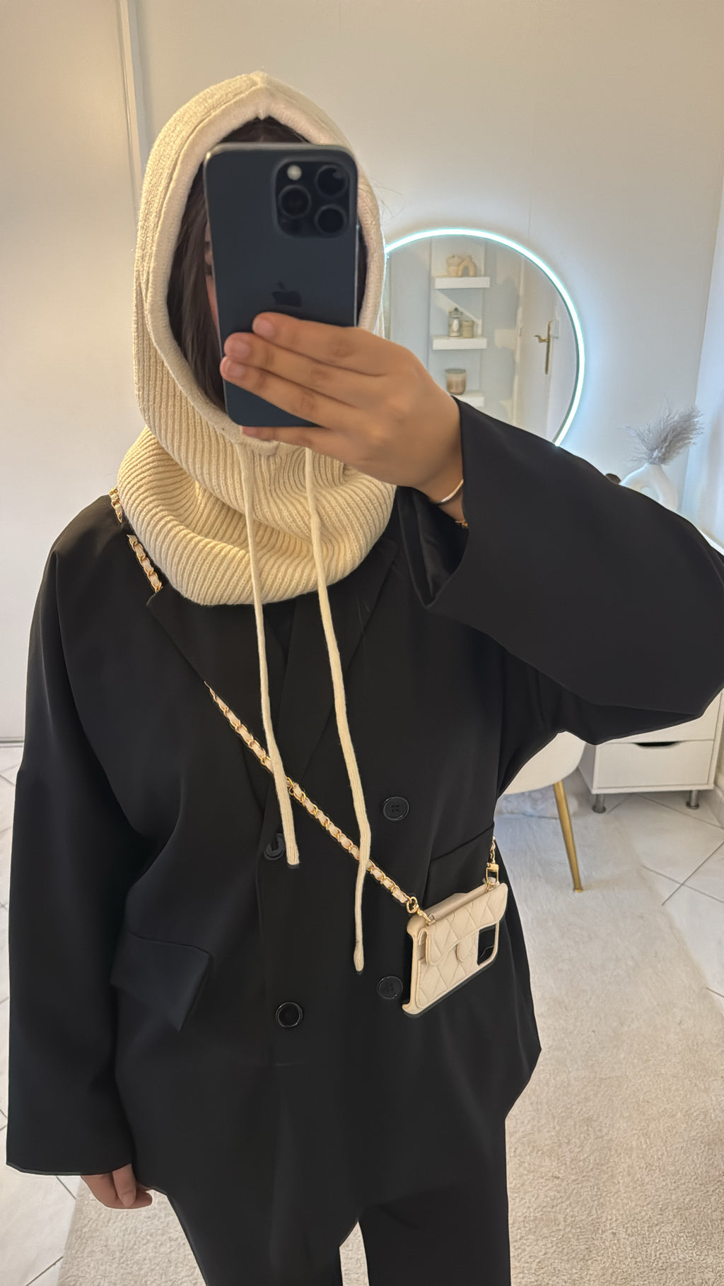 Cagoule beige