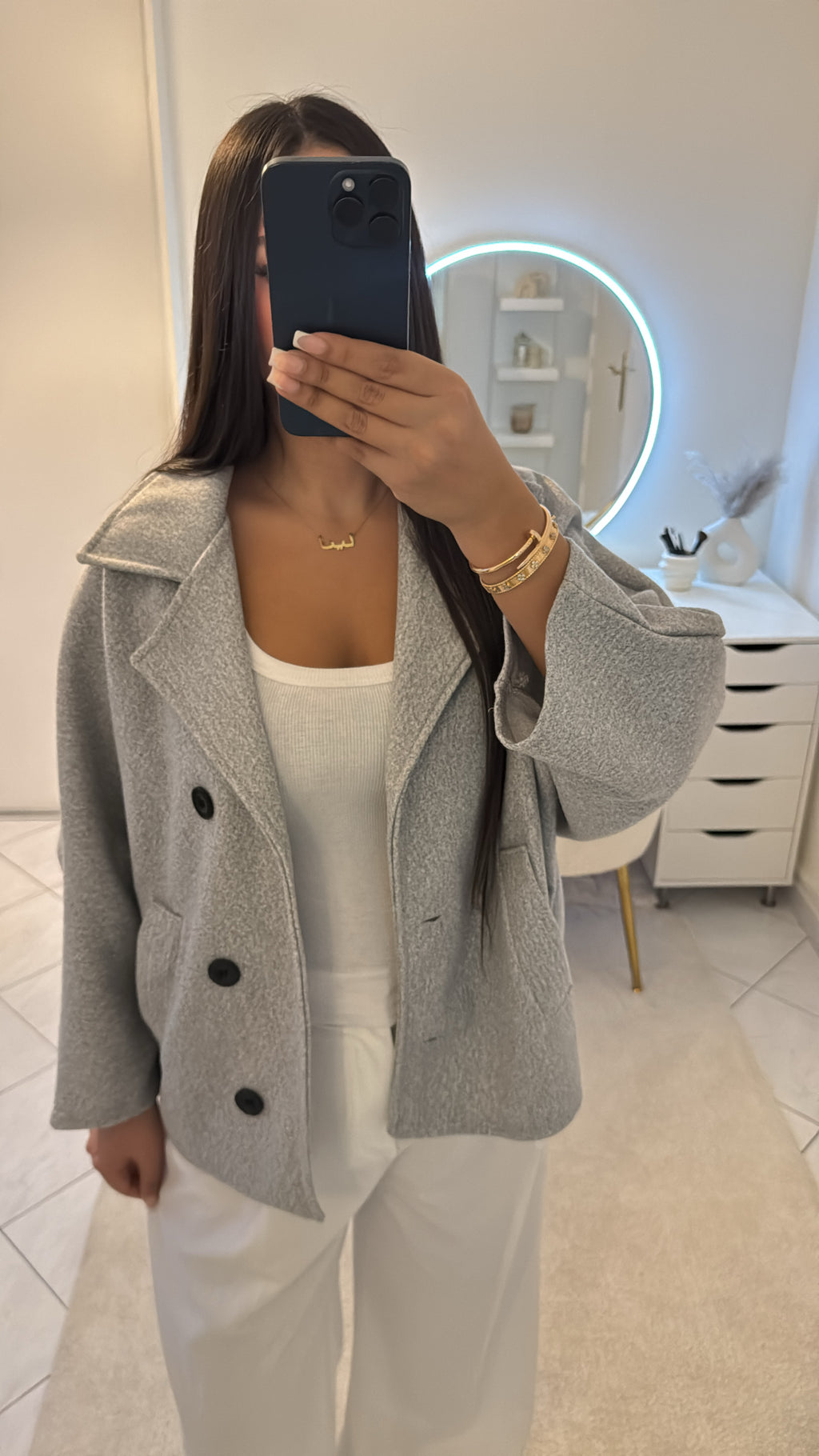 Manteau gris