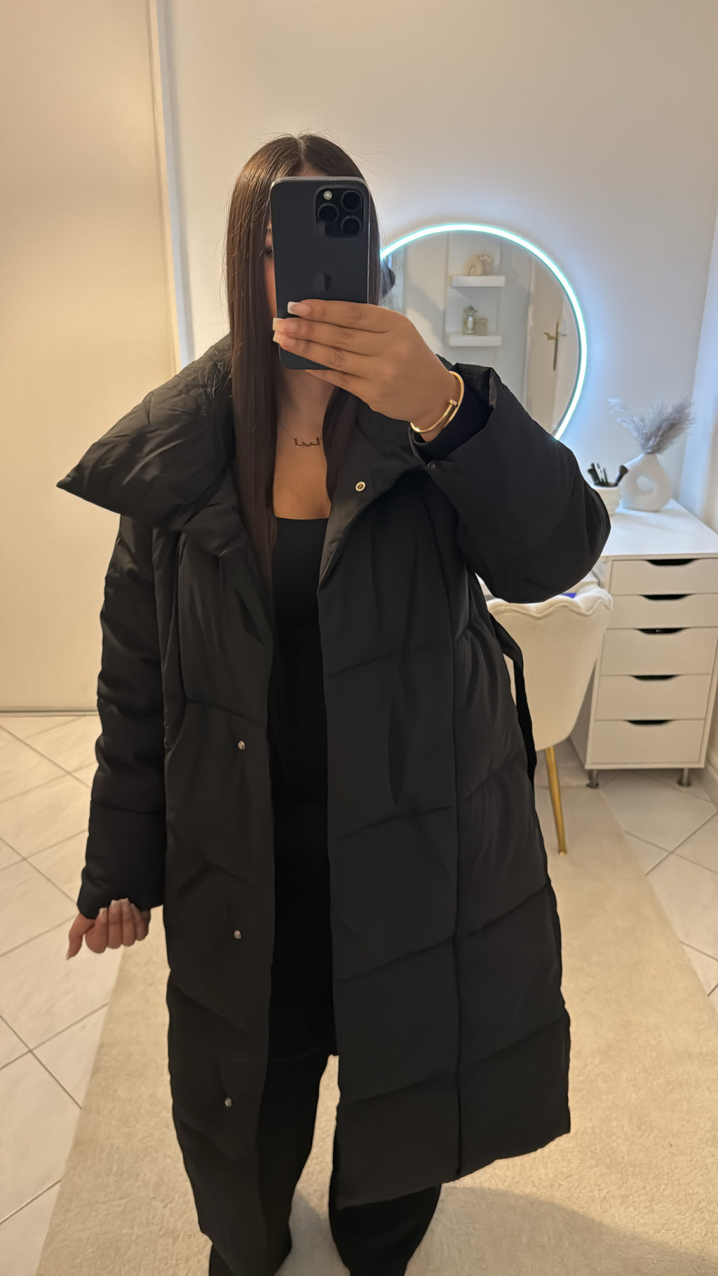 Manteau long noir