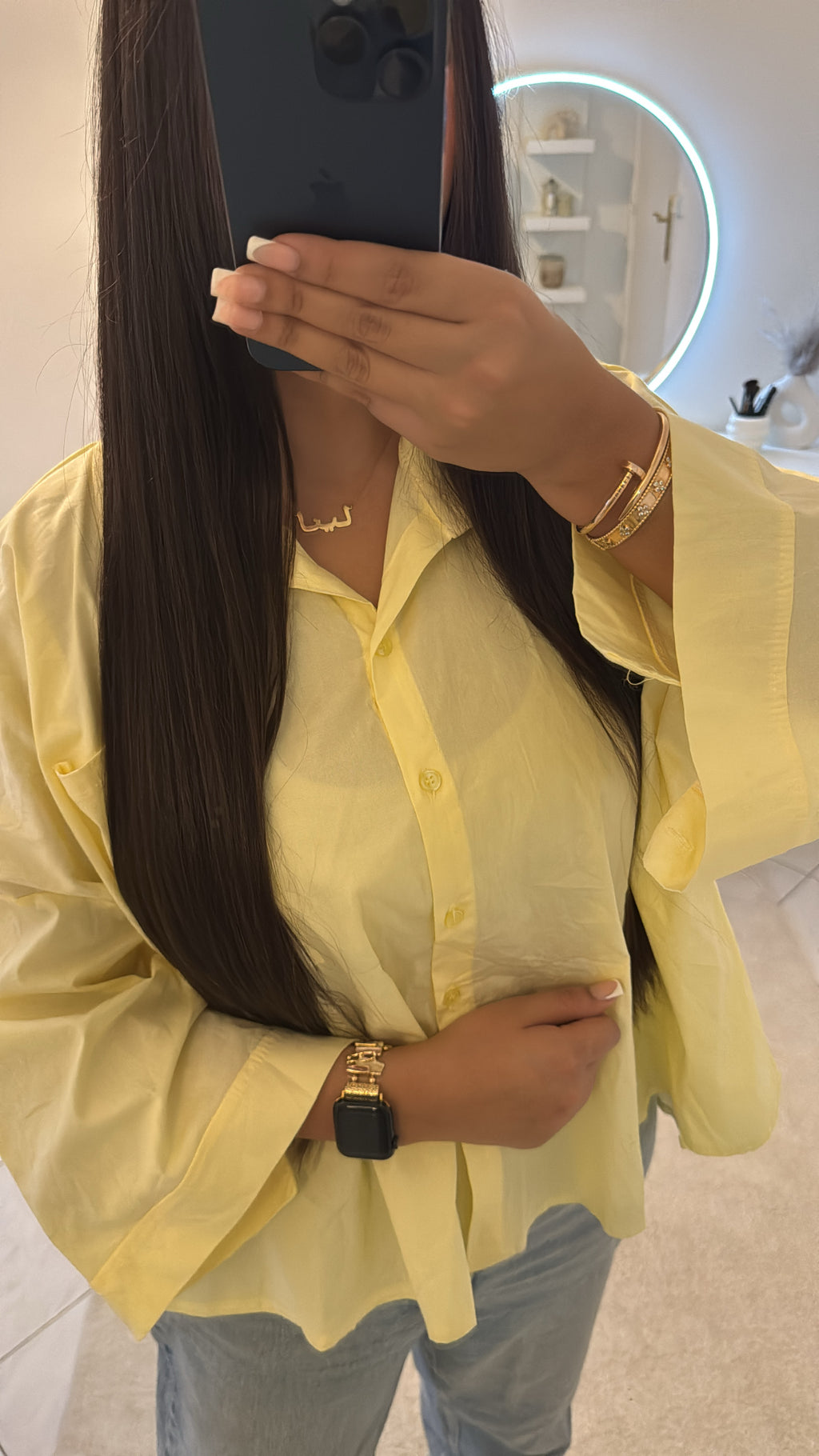 Chemise jaune