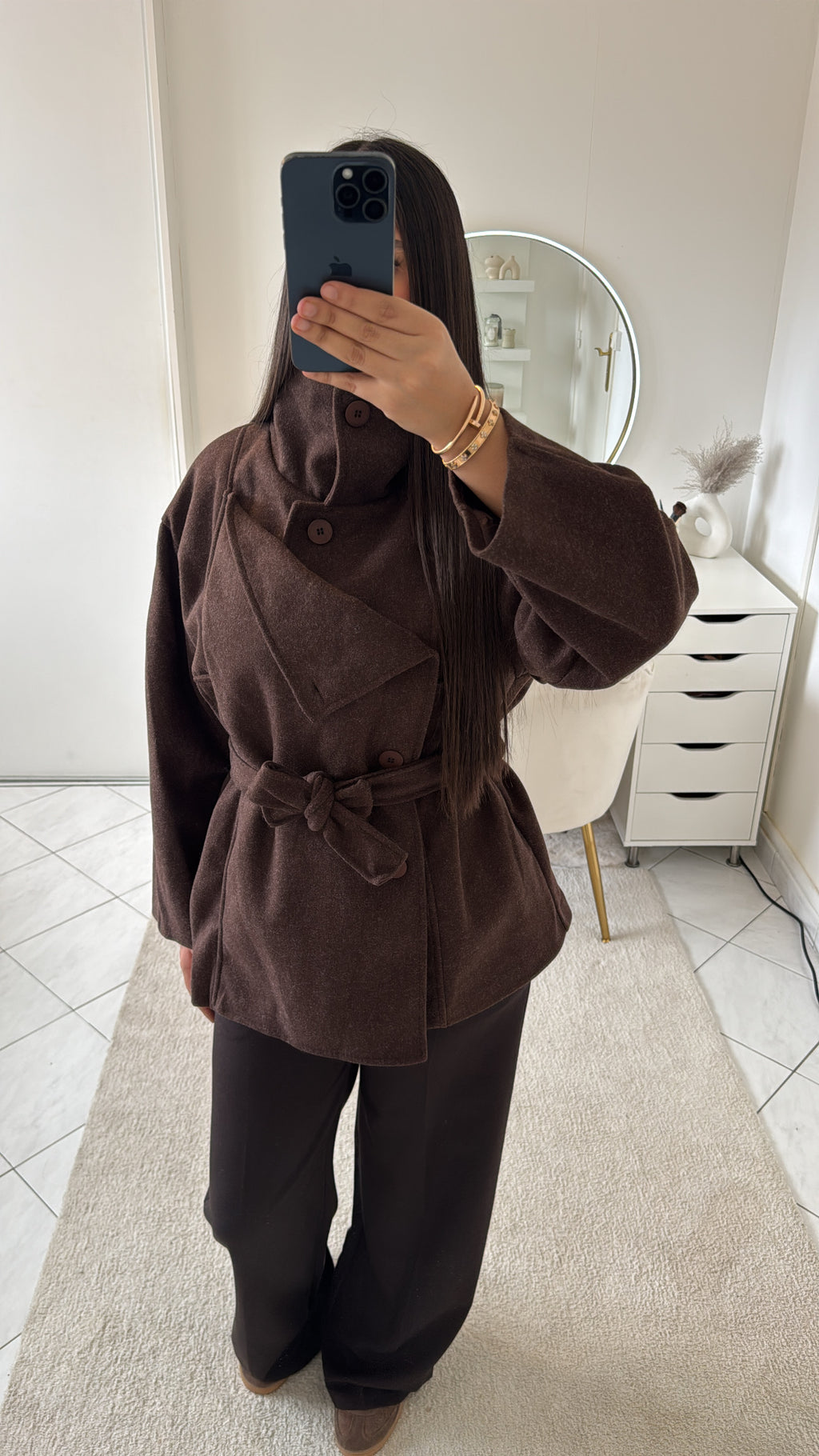 Veste zarah marron