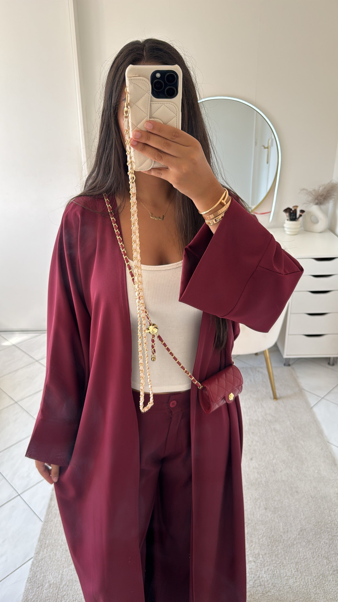 Kimono bordeaux
