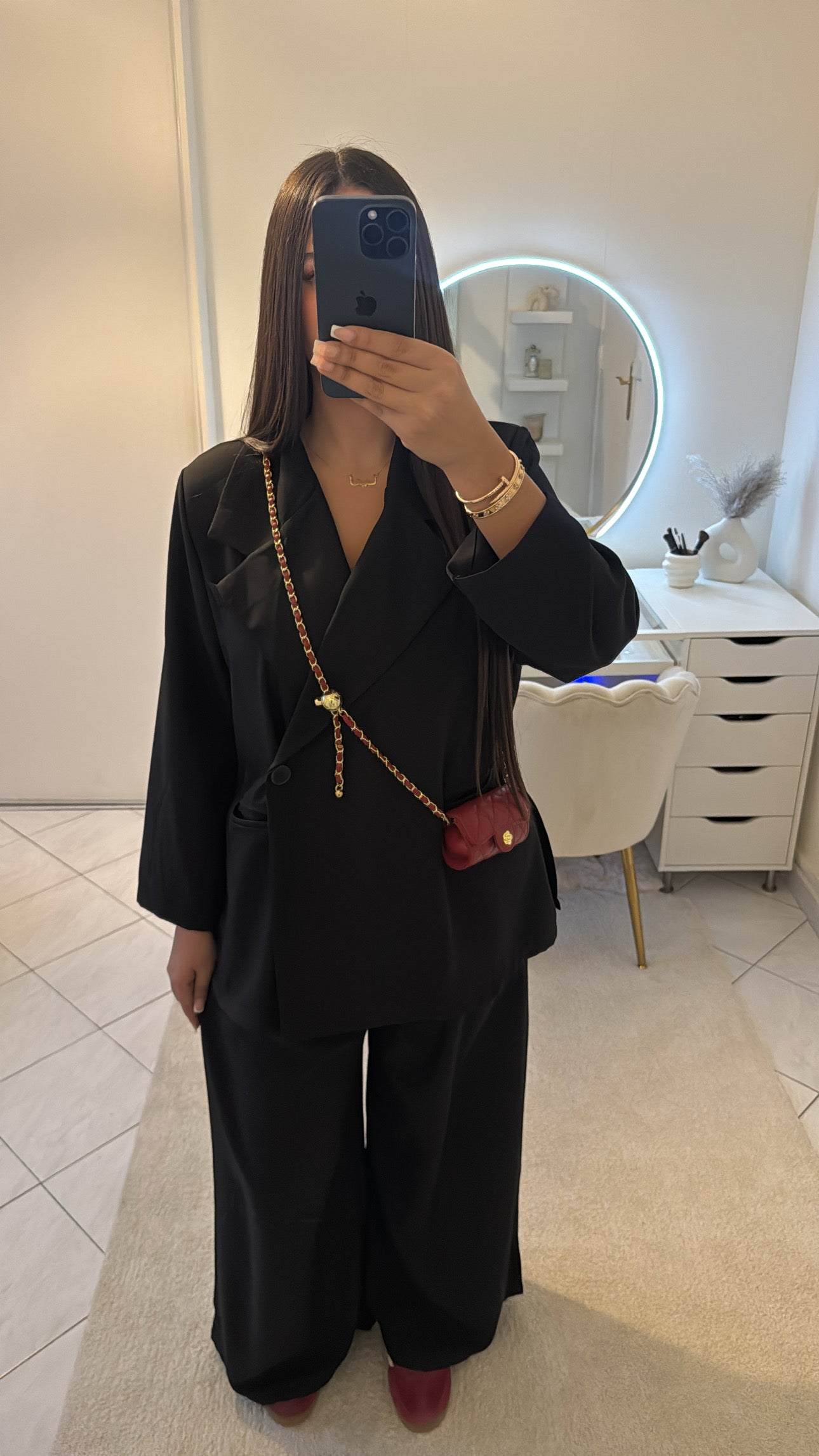 Ensemble blazer noir