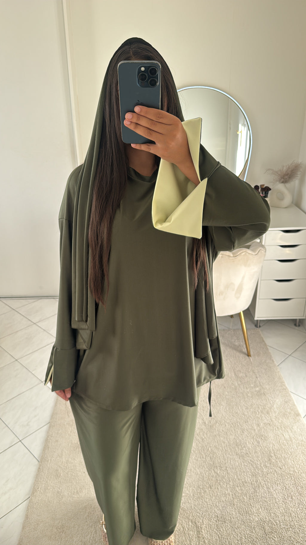 Burkini 3 pièces kaki