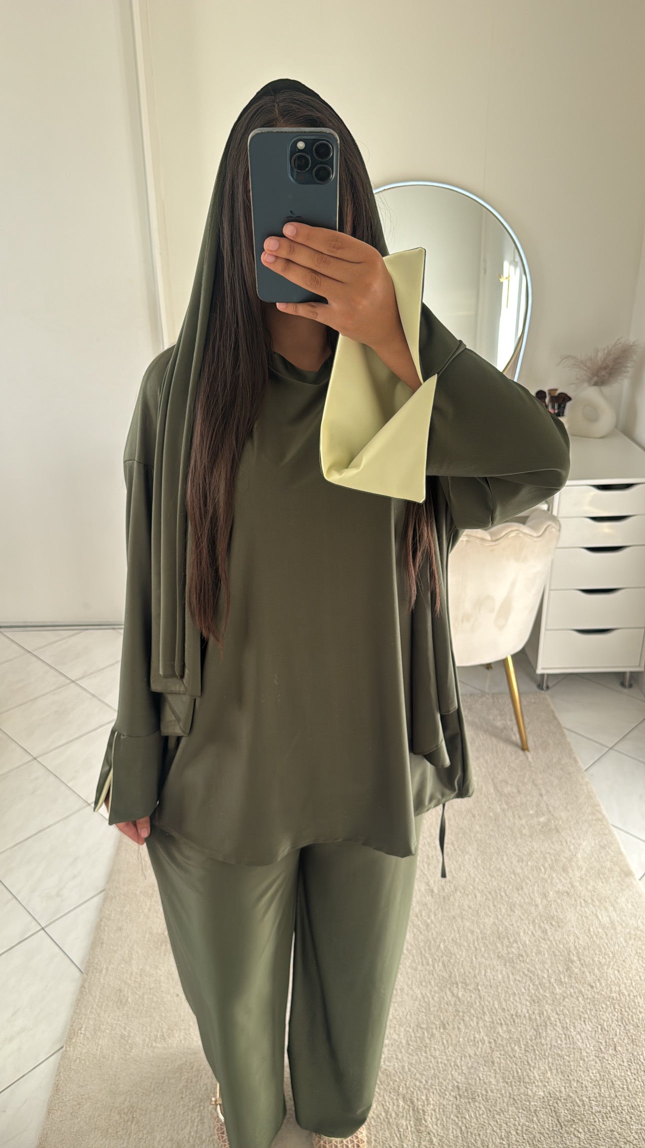 Burkini 3 pièces kaki