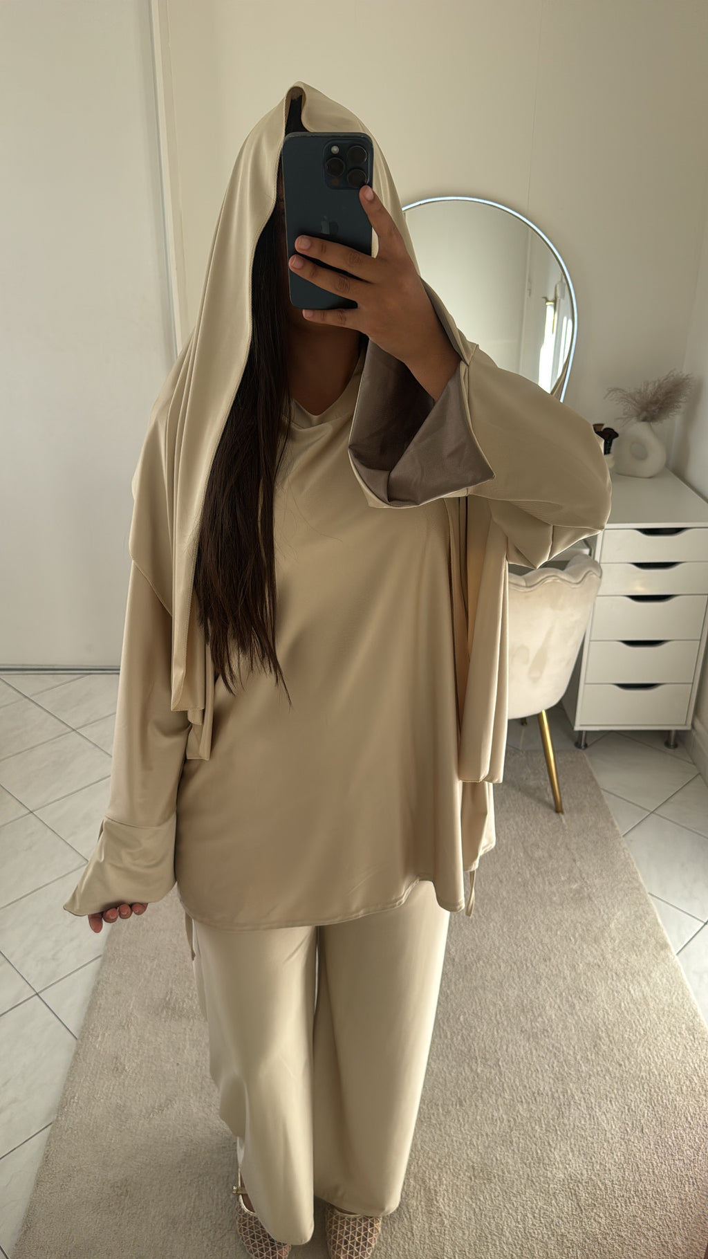 Burkini 3 pièces beige
